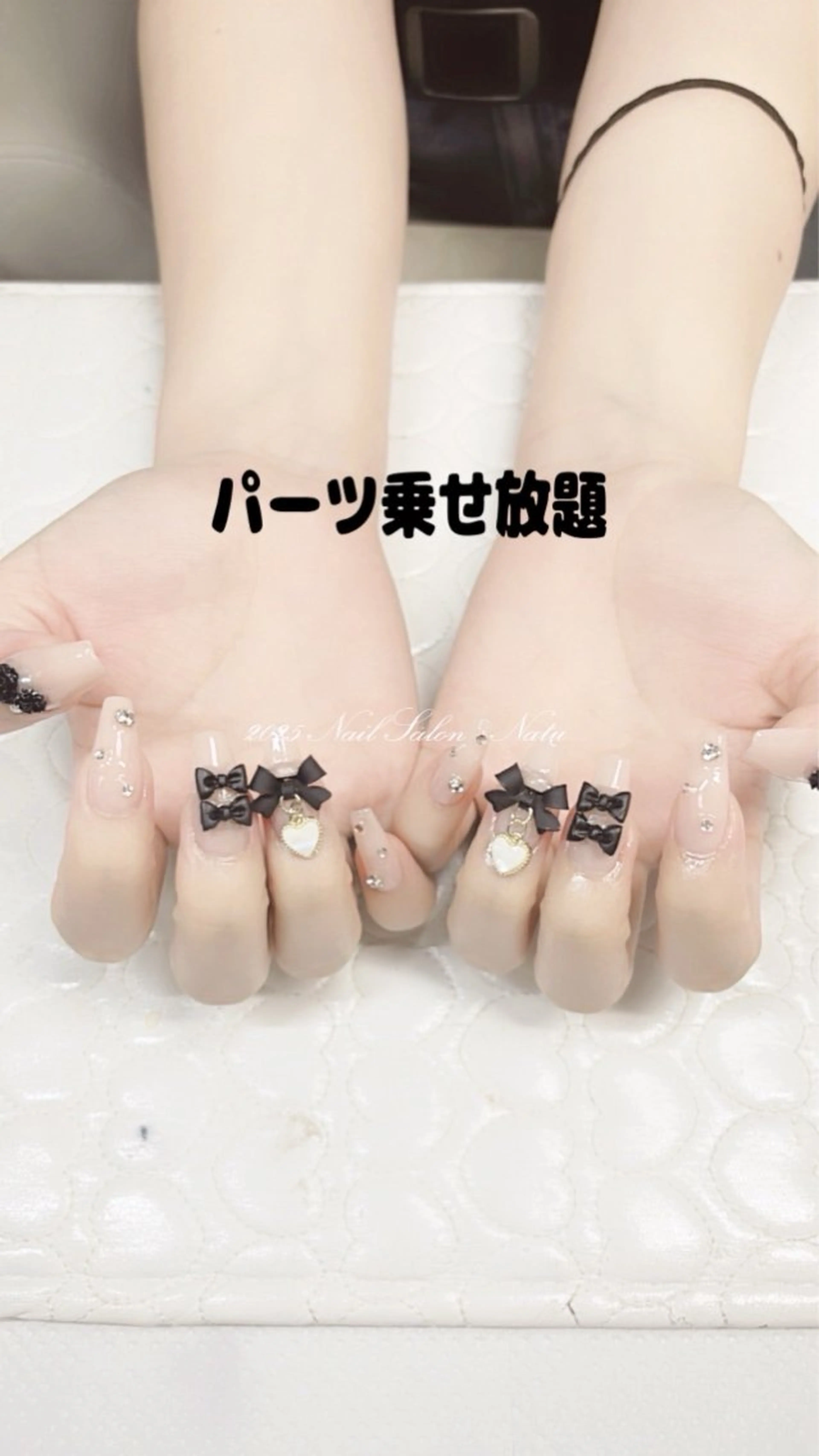 ネイル 長さ出し nailsalon　 Natuのネイルデザイン