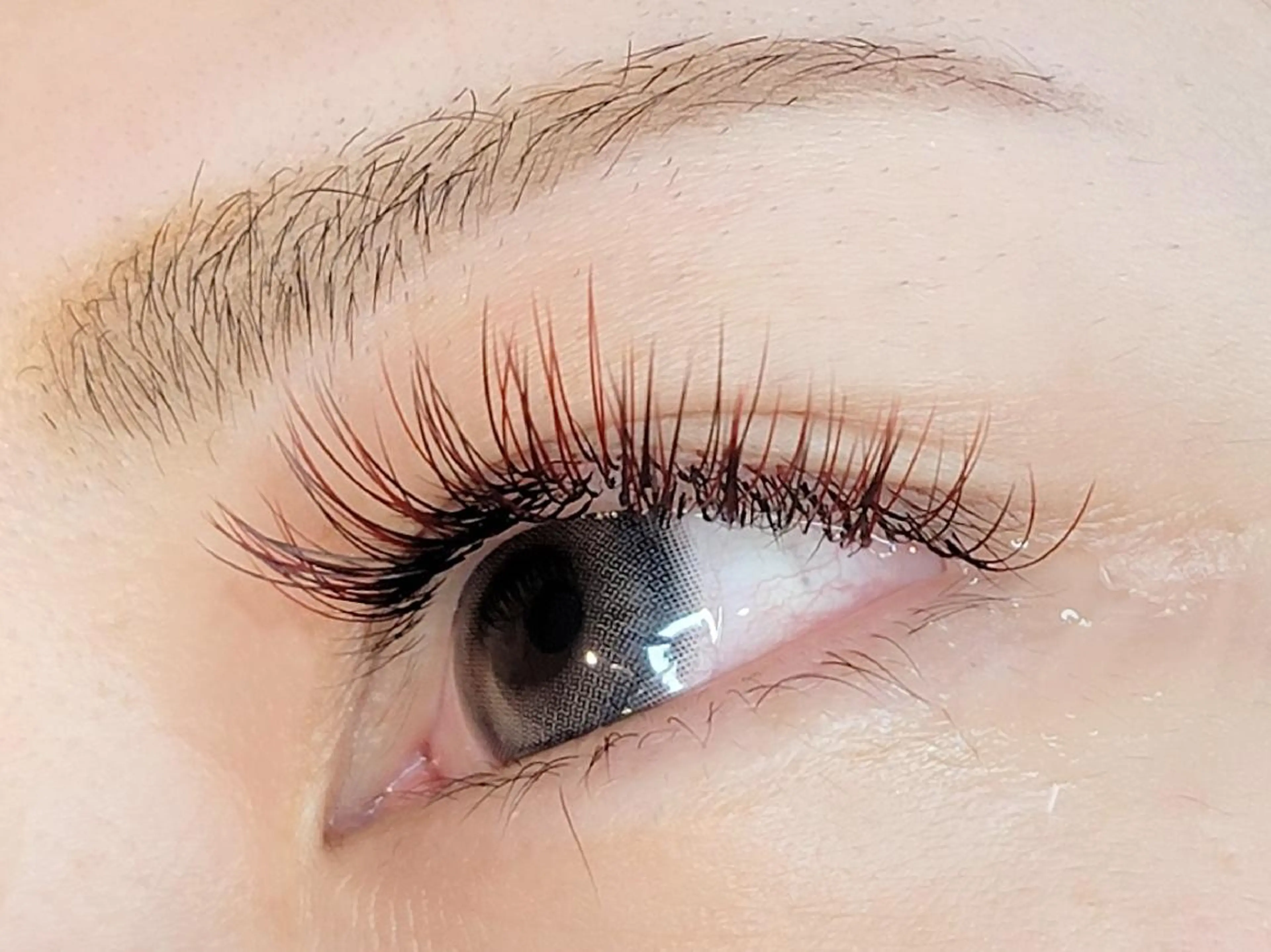 【LEDエクステ変更込み】フラットマットラッシュ100本 ¥6600の写真