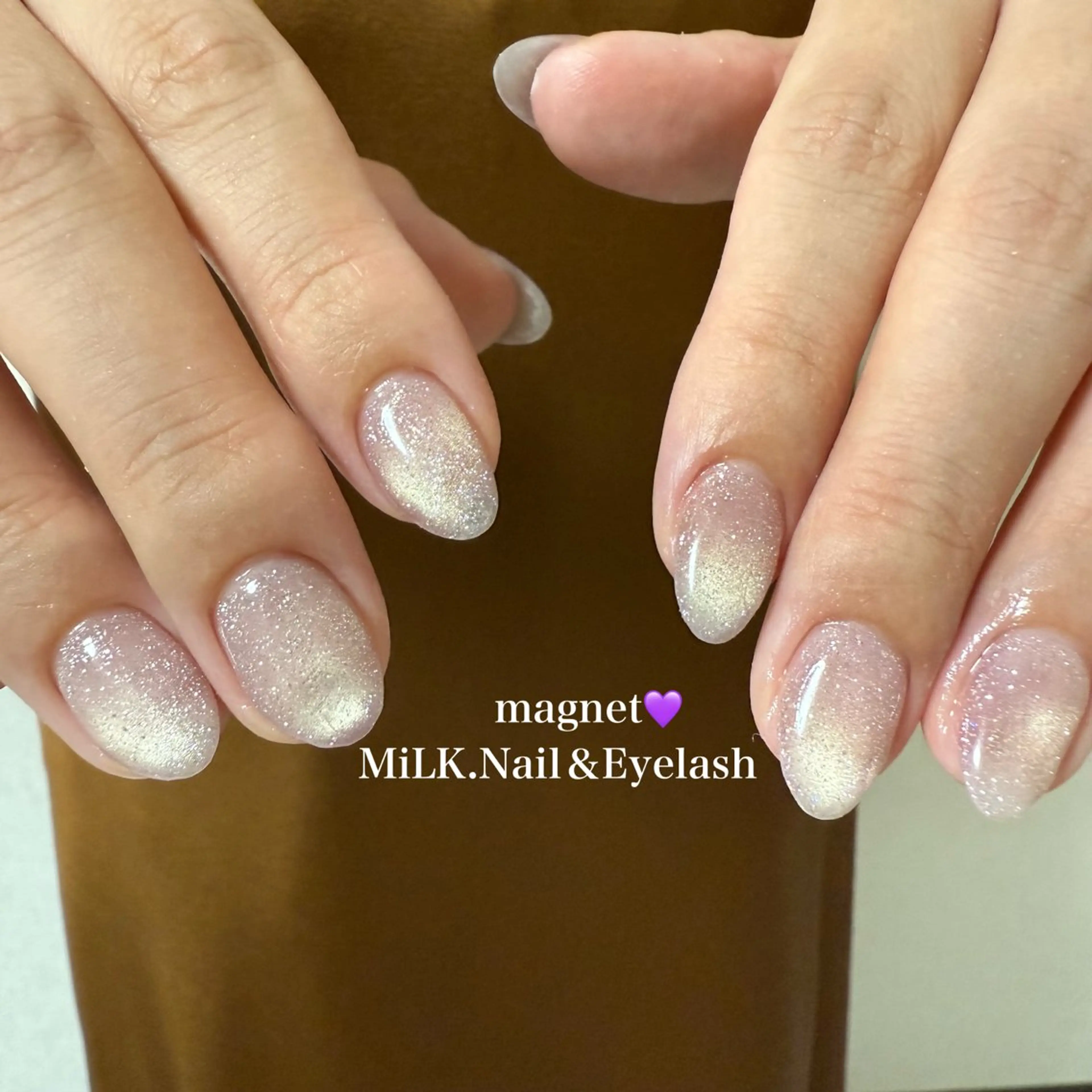ネイル ハンドネイル MiLK.   Nail&Eyelash所属・MiLK. wakaのマツエク・マツパデザイン