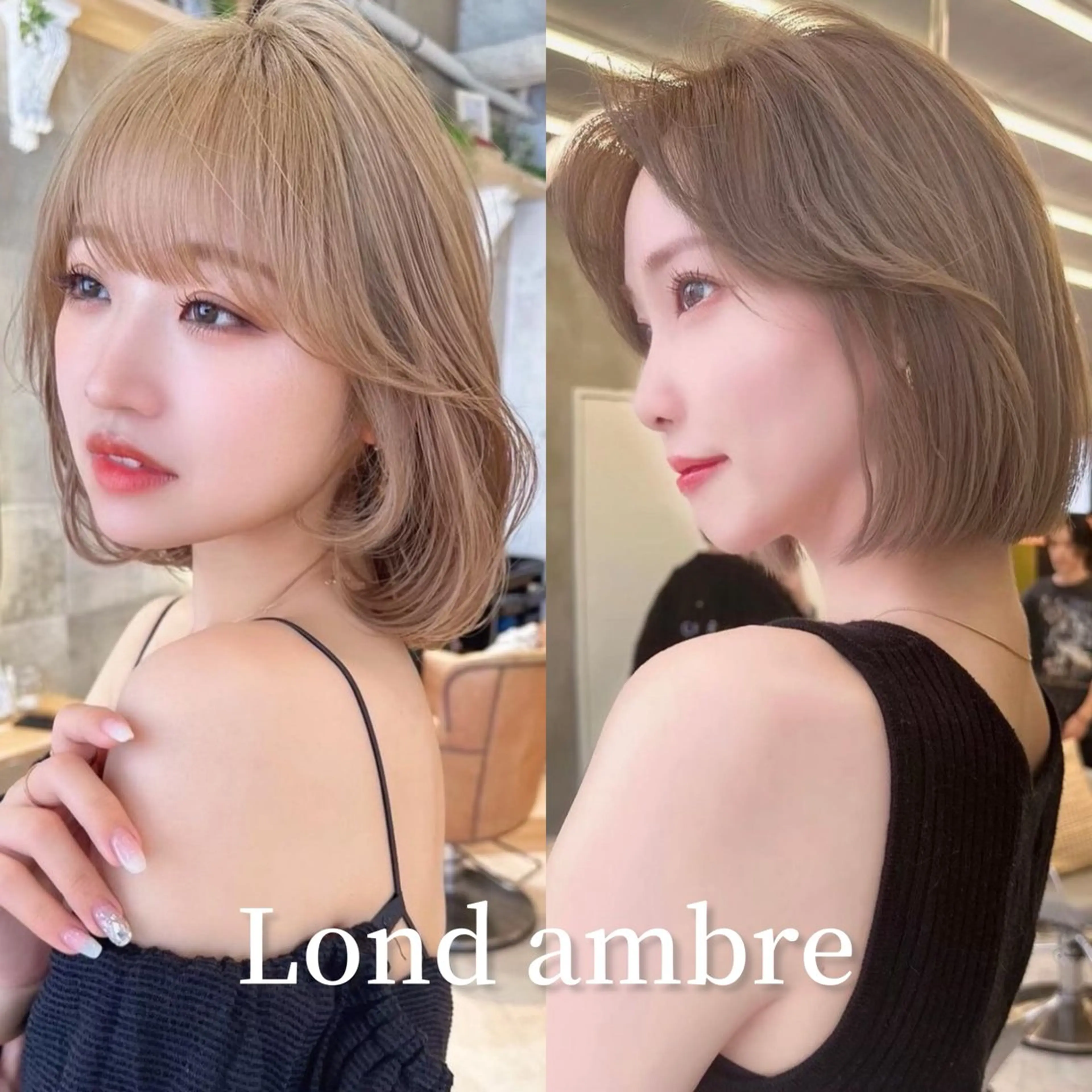 カラー ❤️ブリーチなし💚 ダブルカラー平野実花のヘアスタイル