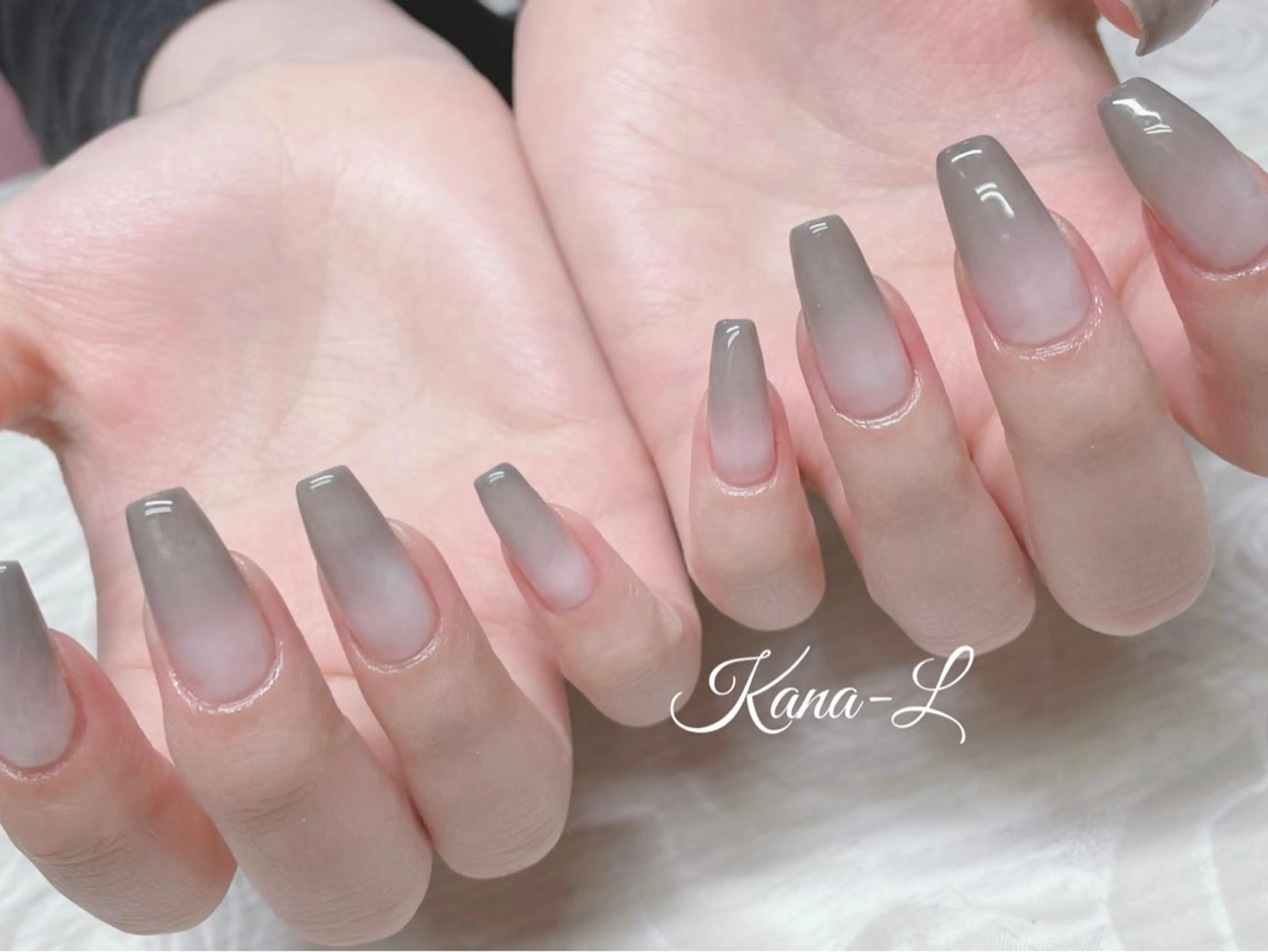 カラー ネイル グラデーションカラー グラデーション シンプルネイル 芦辺 香奈のネイルデザイン