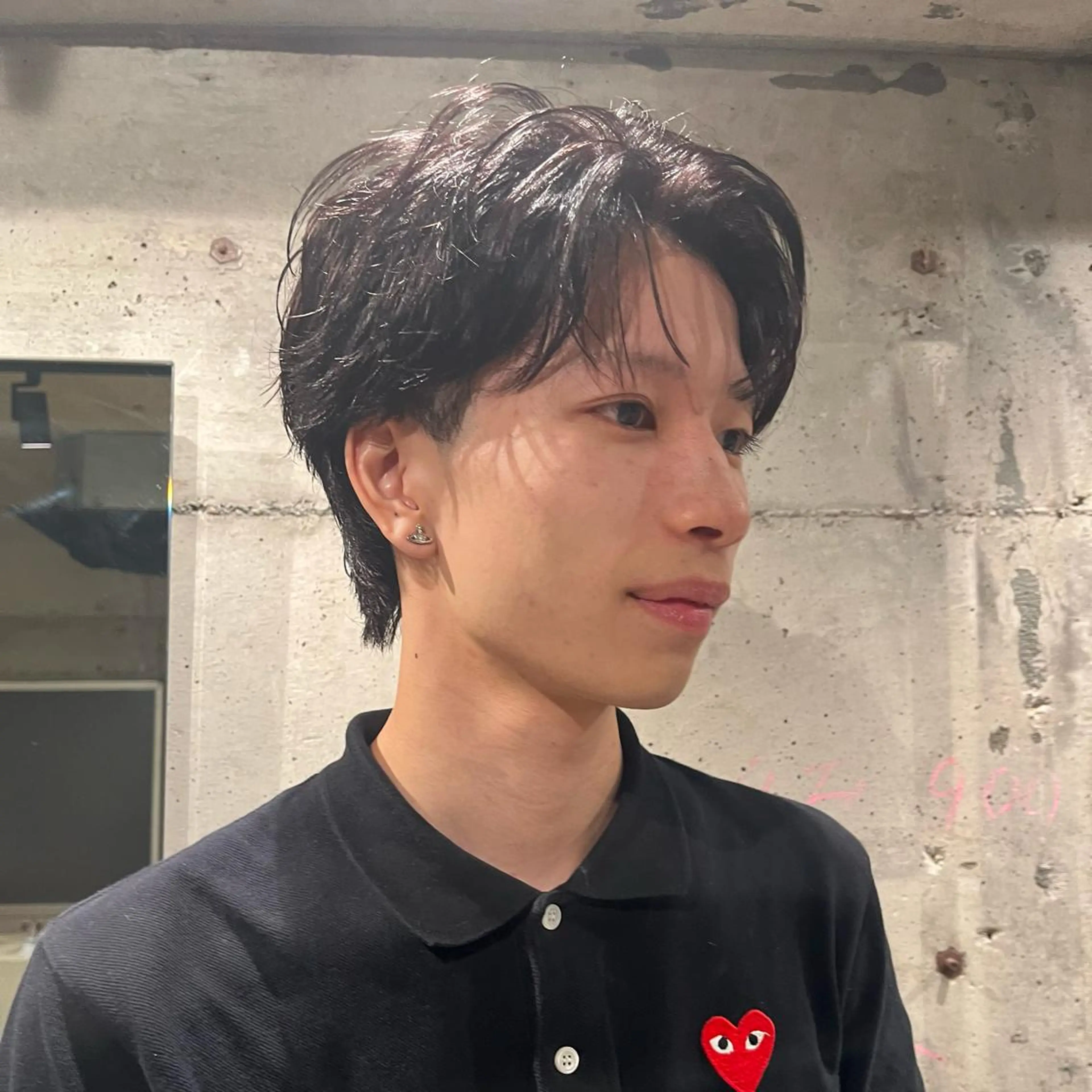 ショート パーマ メンズ メンズ韓国風 韓国風ヘア カット トリートメント ヘッドスパ ヘアセット 🦮shiori アイドルオタク🦮のヘアスタイル