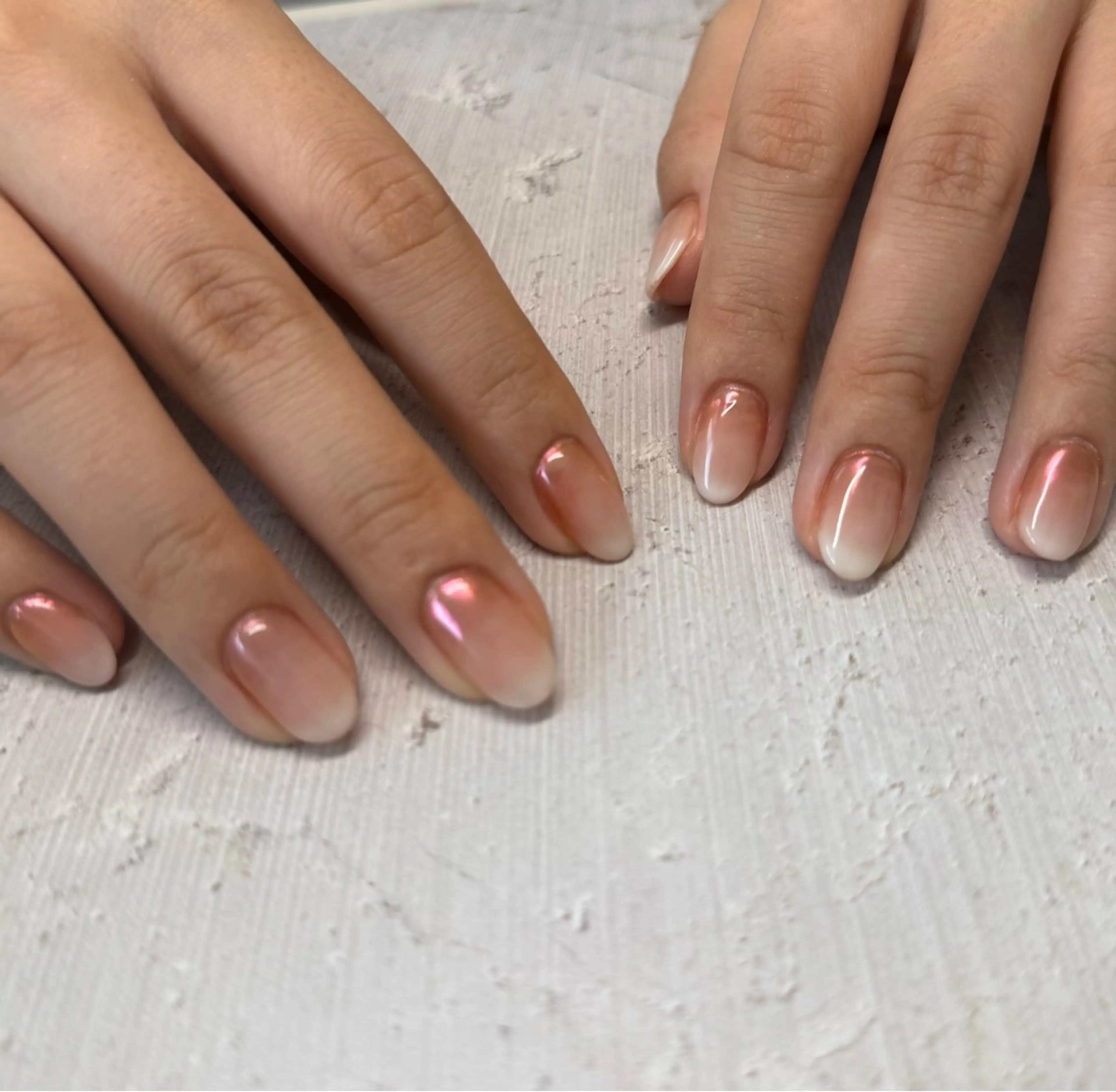 ネイル ジェルネイル ミラーネイル 夏ネイル ハンドネイル nailroom amyのネイルデザイン