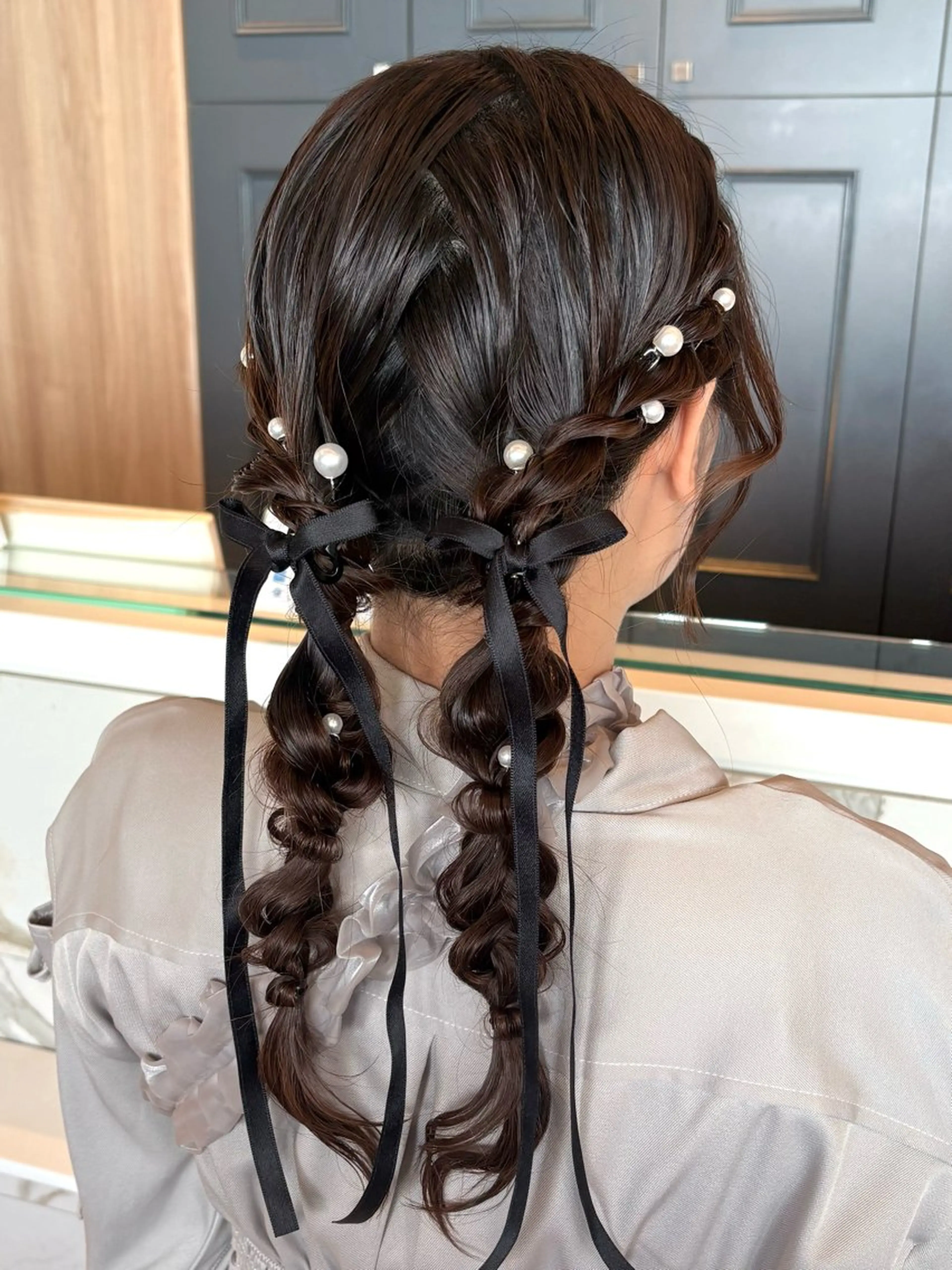 ロング ヘアアレンジ ヘアセット 無料カットモデル/ セット/COCOKAのヘアスタイル