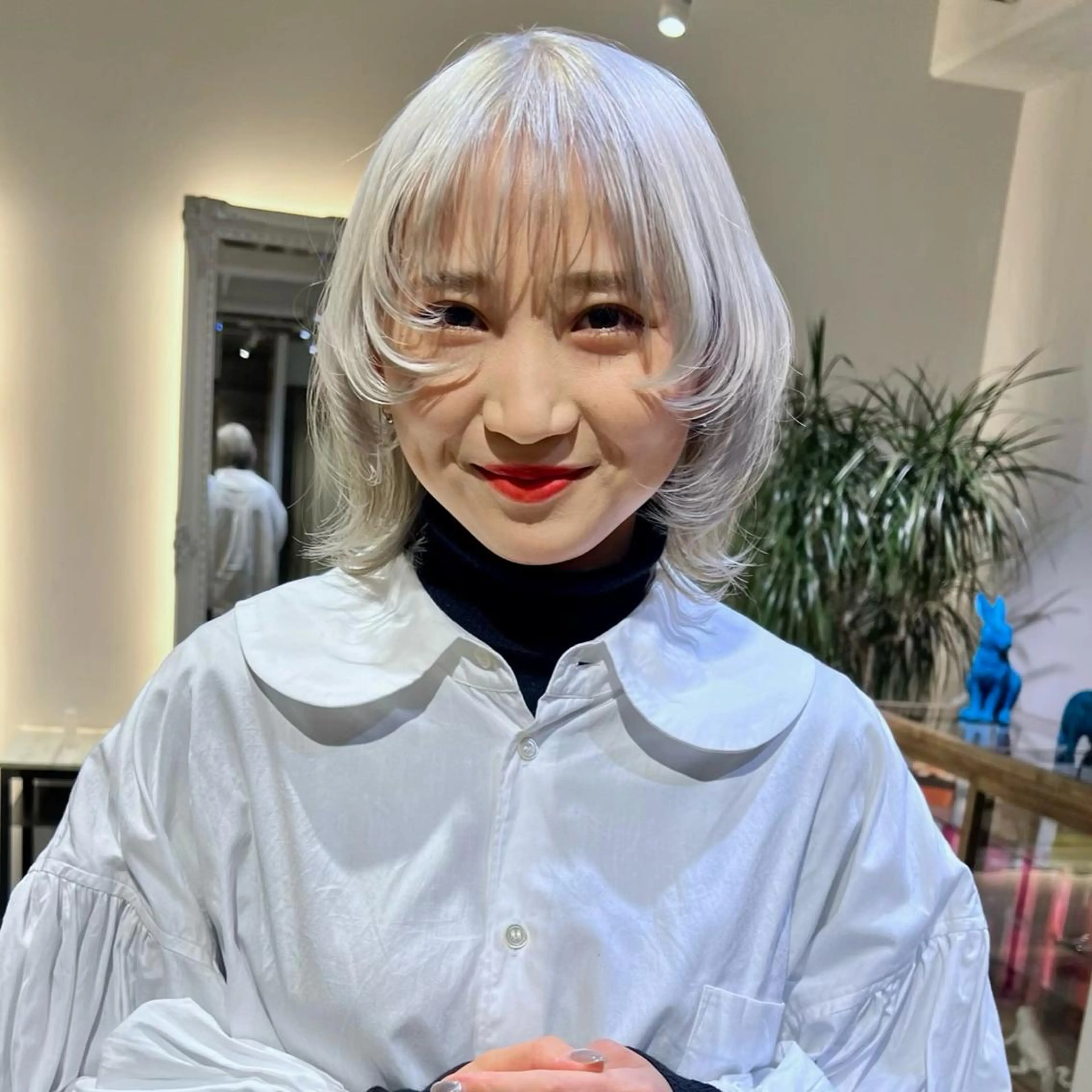 ミディアム 【ロングウルフカット 姫カット】伊藤裕哉のヘアスタイル