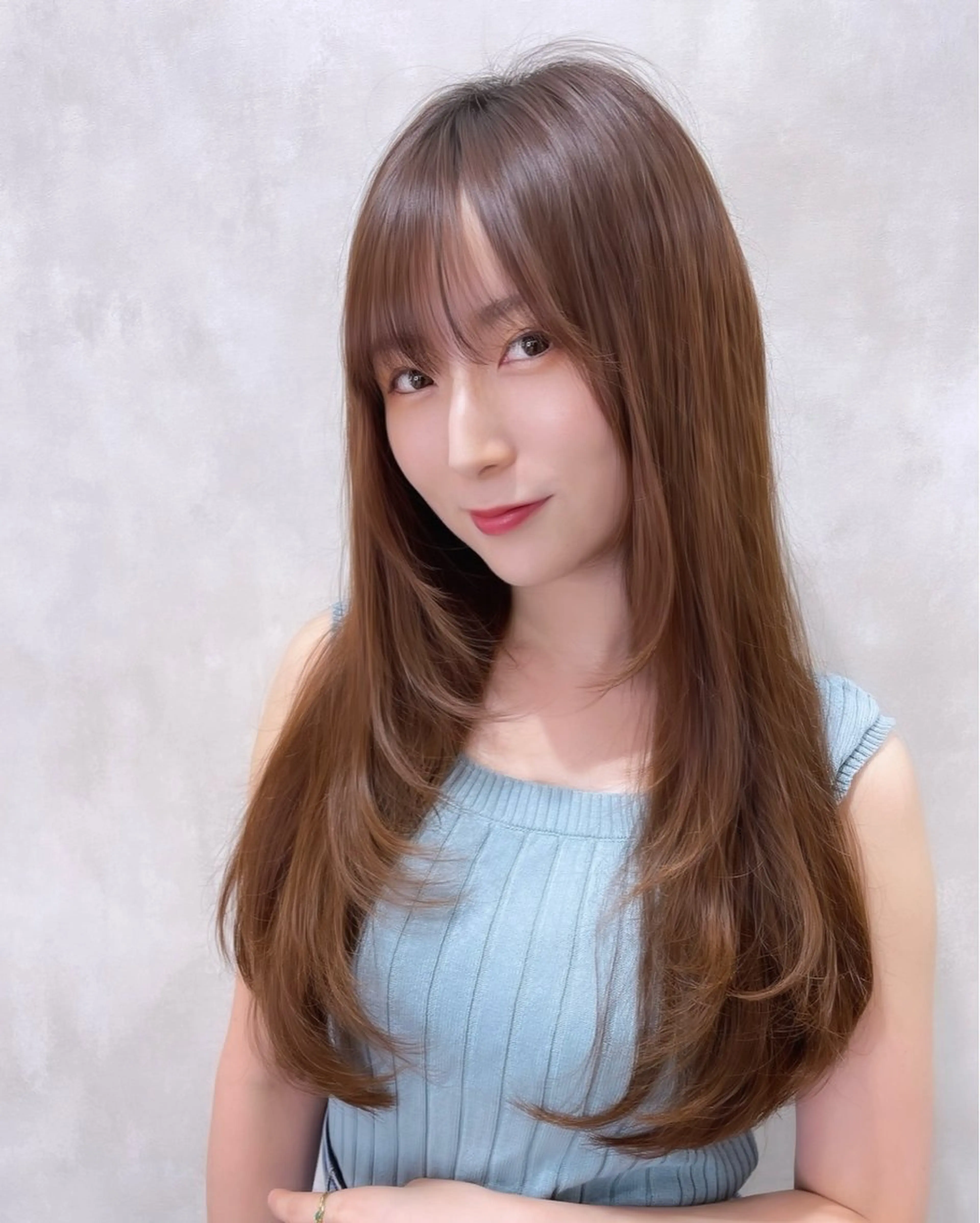 ロング 池袋/韓国/レイヤー 髪質改善/村上けいとのヘアスタイル