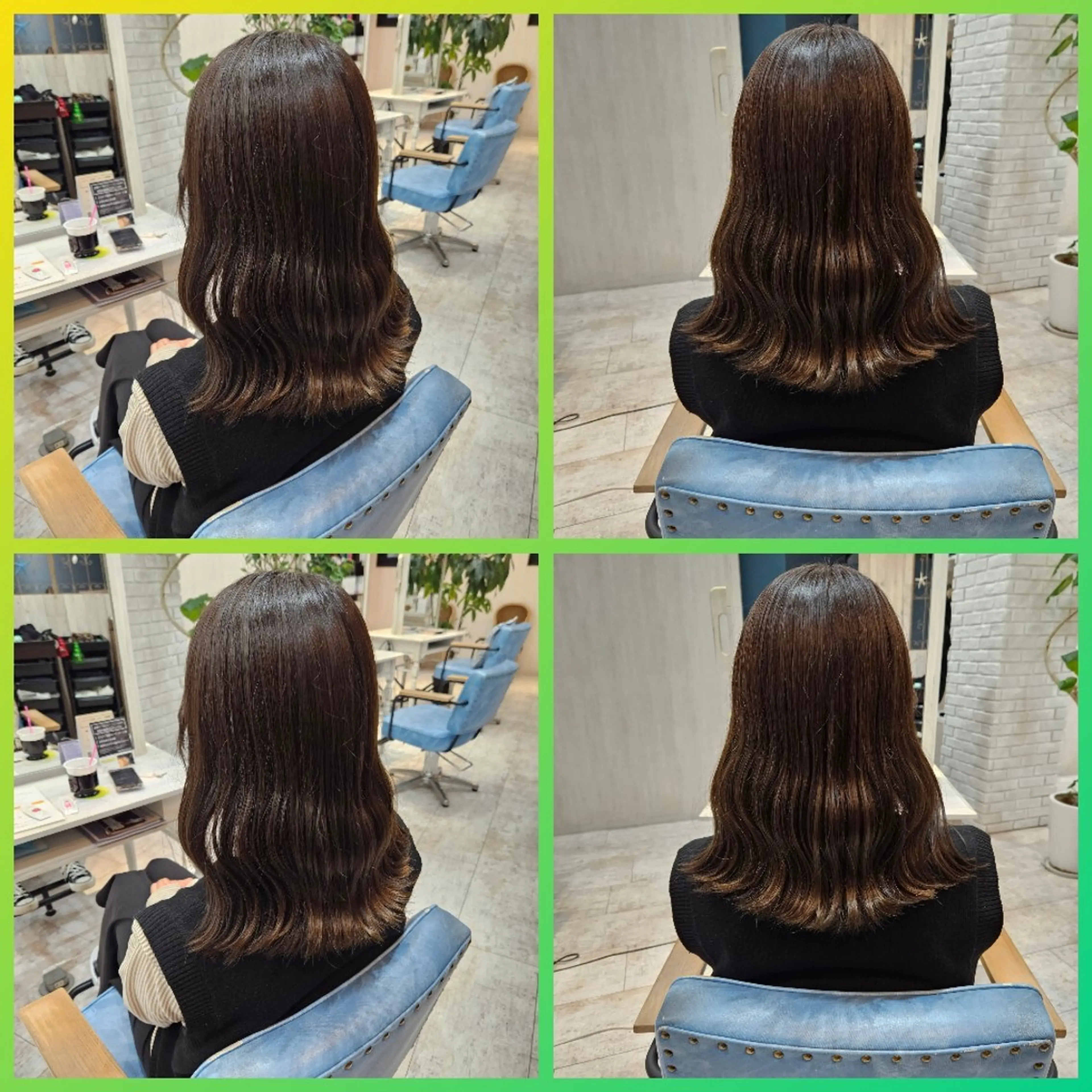 【初回限定】カット➕プレミアムカラー➕TR【心斎橋/なんば/難波/韓国ヘア/レイヤー/顔周り/イルミナ/アディクシー】の写真