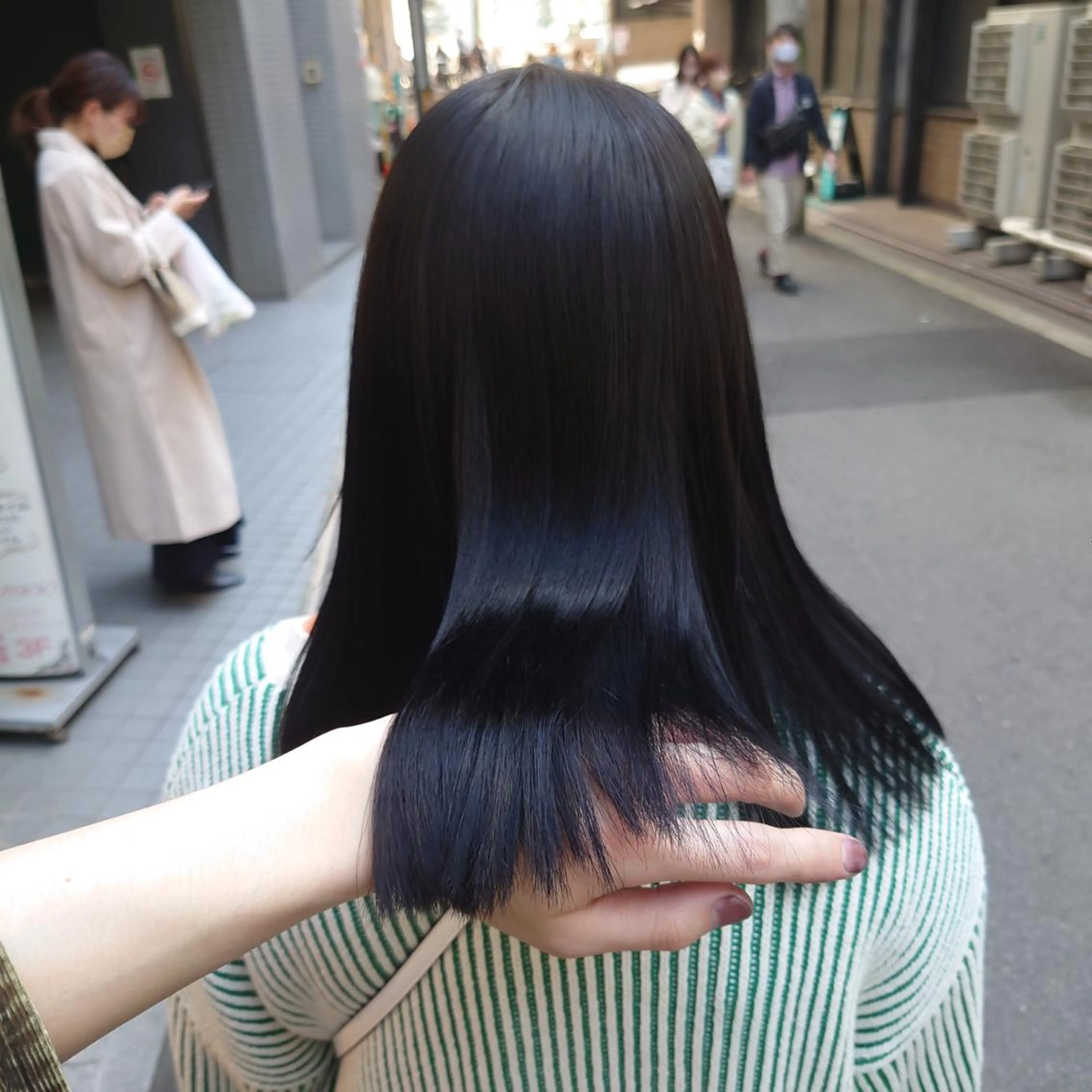 ロング カラー 髪質改善ストレート Kantaのヘアスタイル