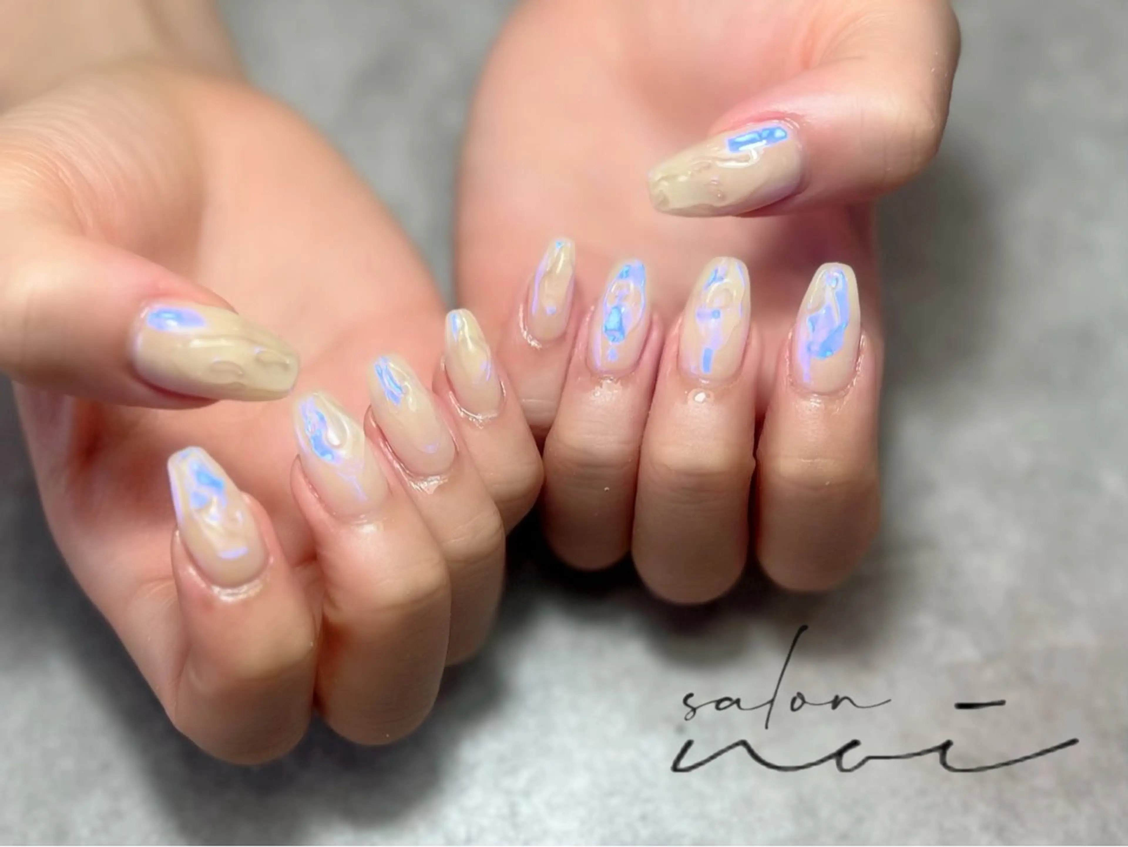 ネイル ミラーネイル ハンドネイル salon noi所属・salon noiのネイルデザイン