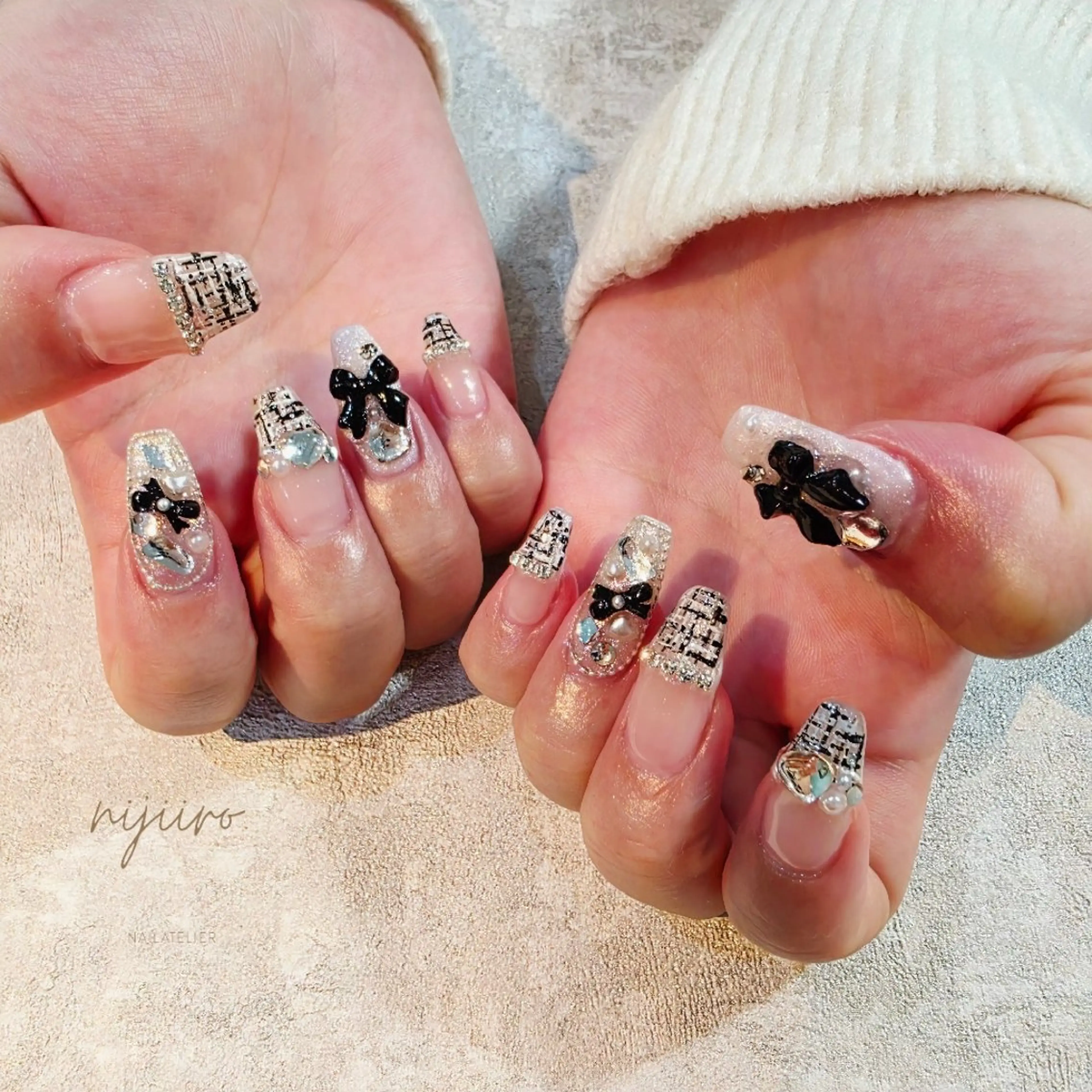 ネイル ハンドネイル nailatelier nijiiro.所属・nijiiro🌈 サトウのネイルデザイン