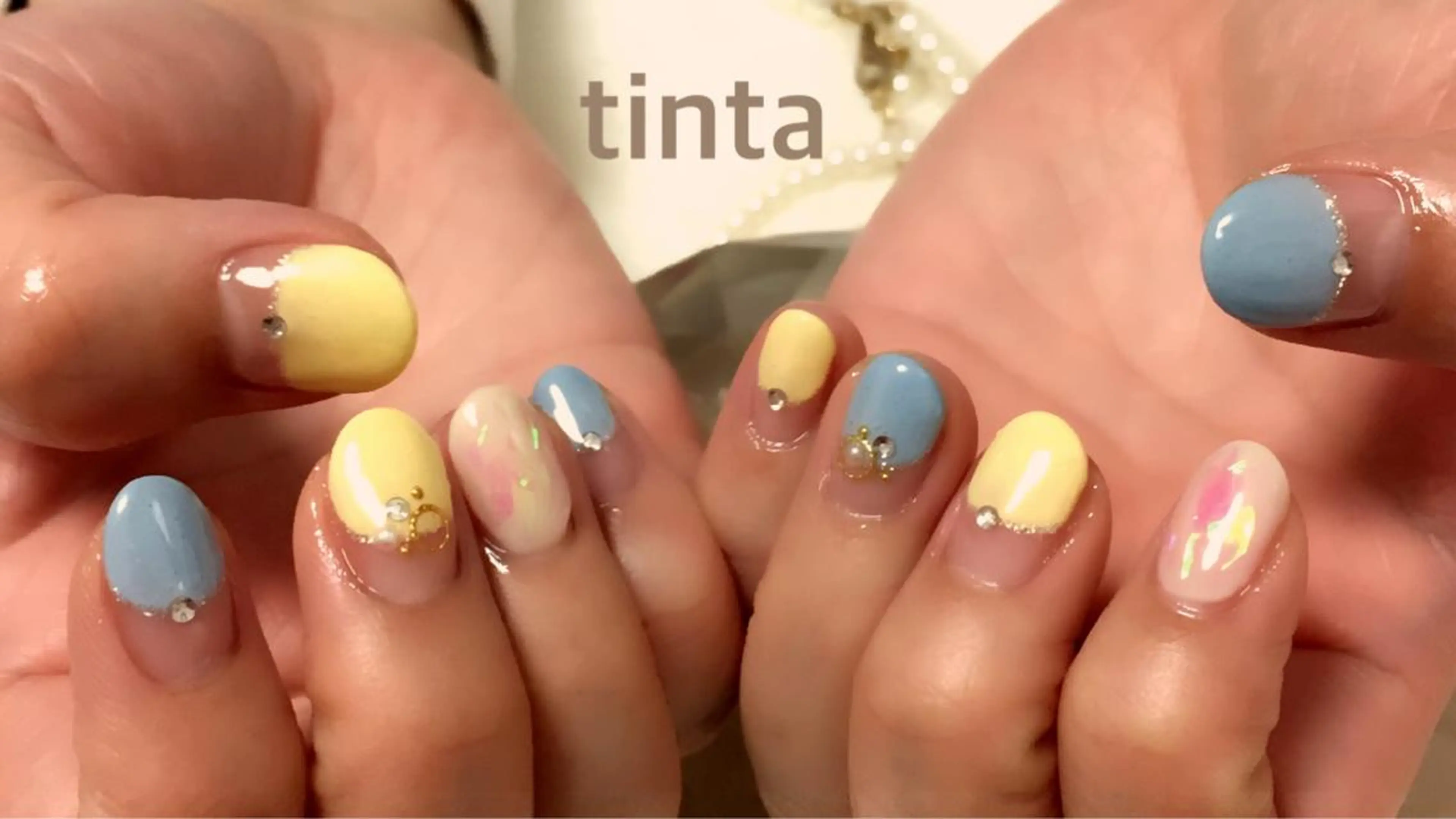 ネイル 春ネイル ネイルサロン ティンタ所属・馬場 典子のネイルデザイン