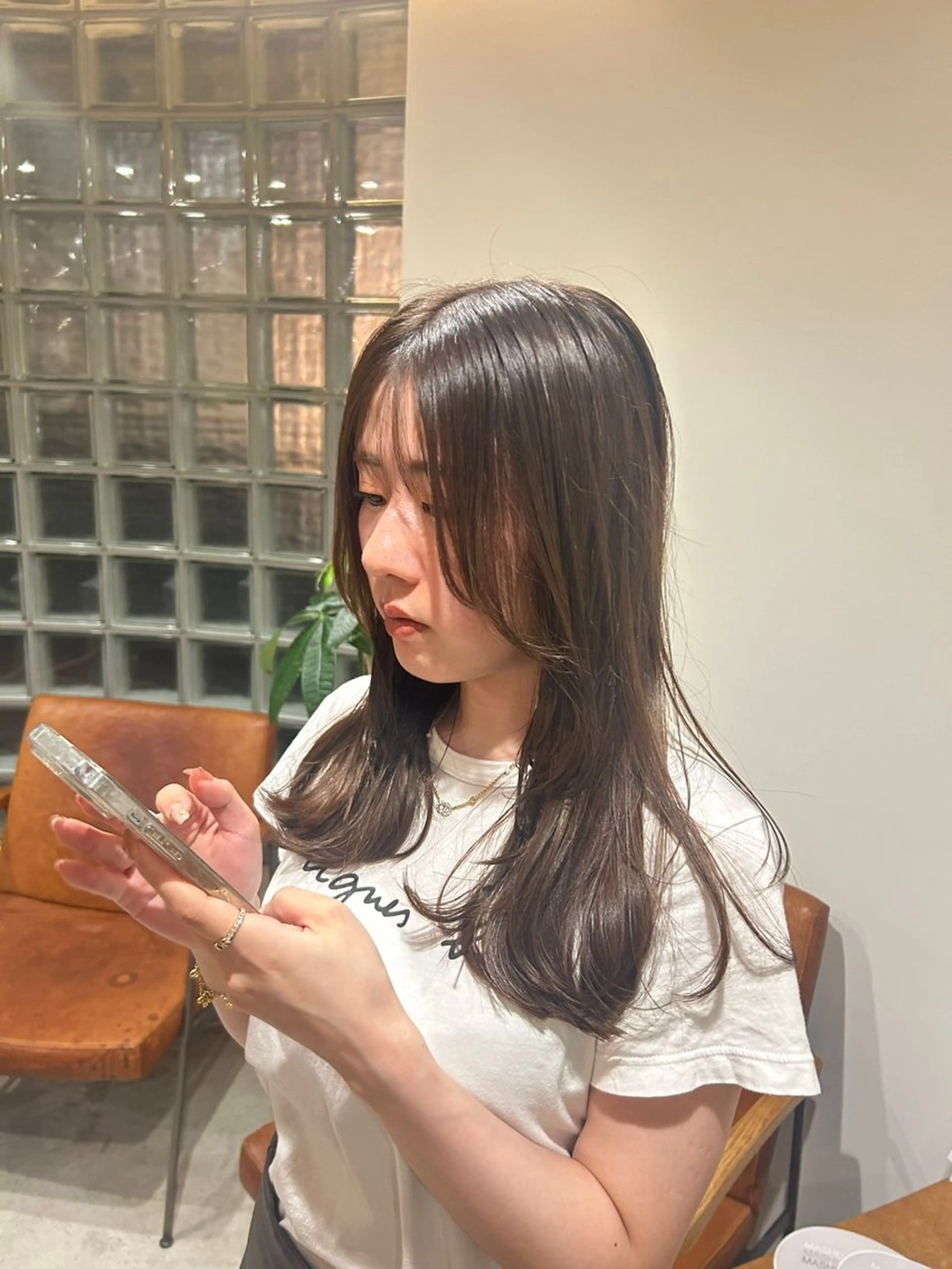 セミロング レイヤーカット Lumier de mashu所属・nana/ボブ/ レイヤー/メンズのヘアスタイル