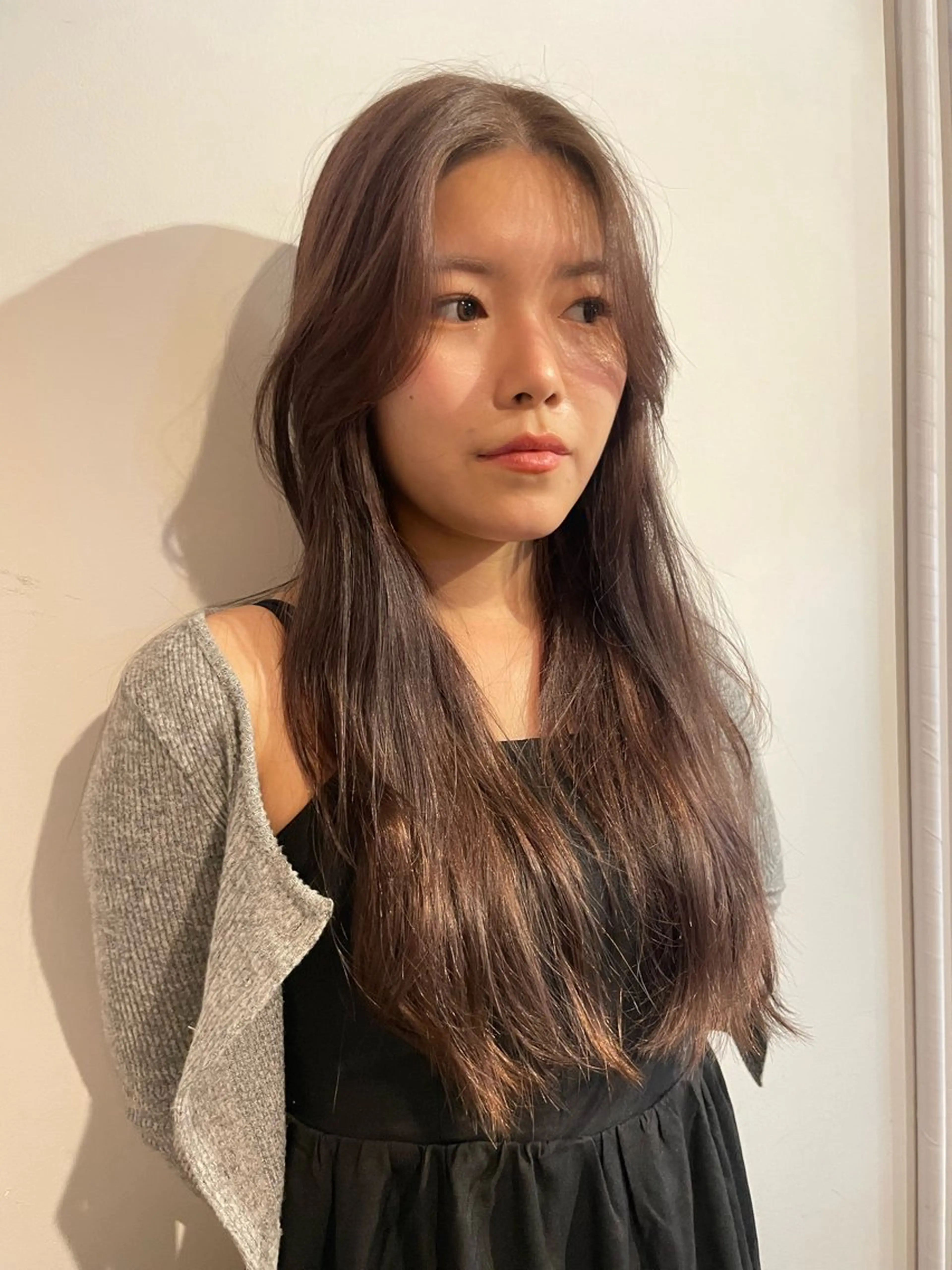 ロング ヘアカラー cyez rinkaのヘアスタイル