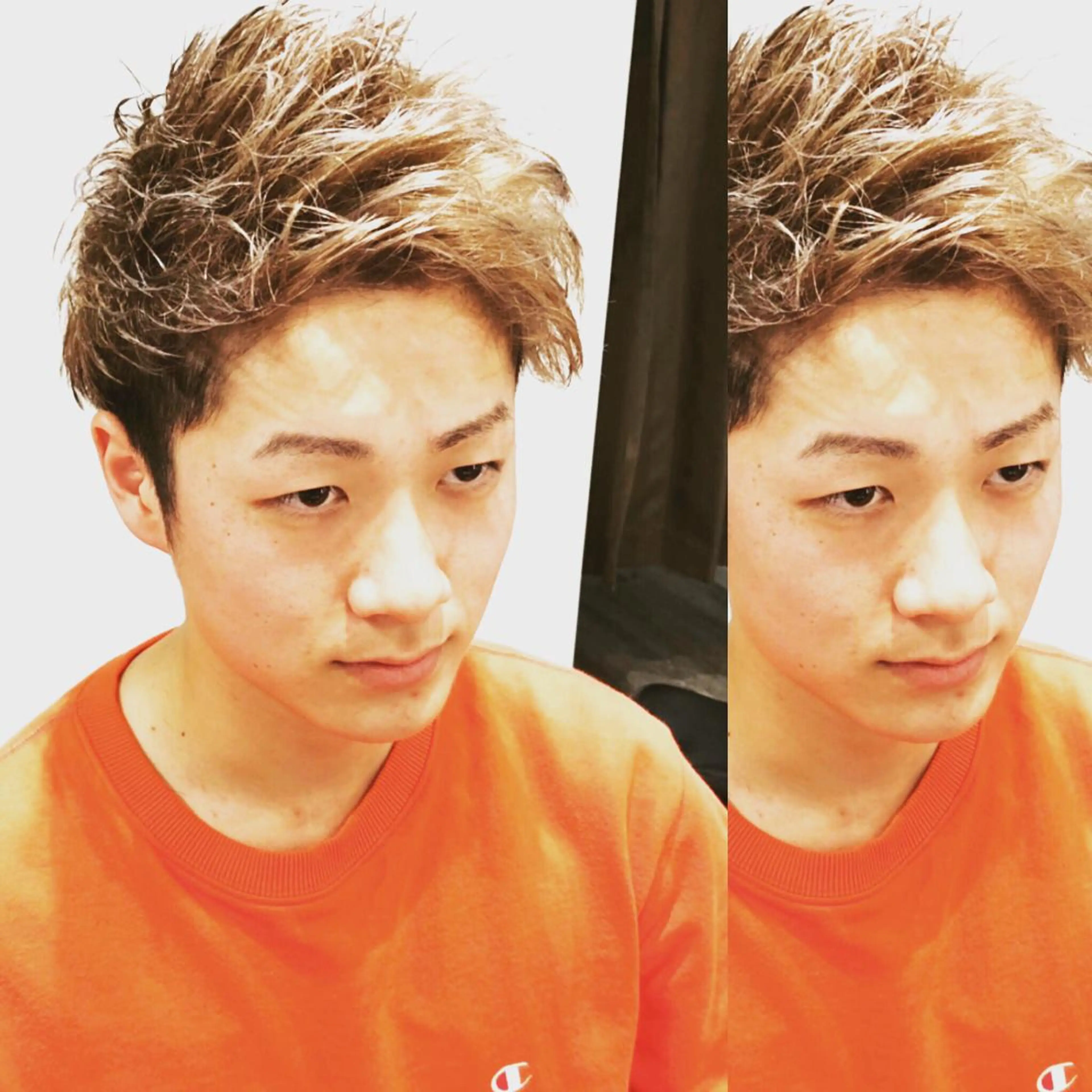 ショート カラー メンズ ショートヘア カット ヘアカラー トリートメント メンズヘア特化 崎田 成人のヘアスタイル