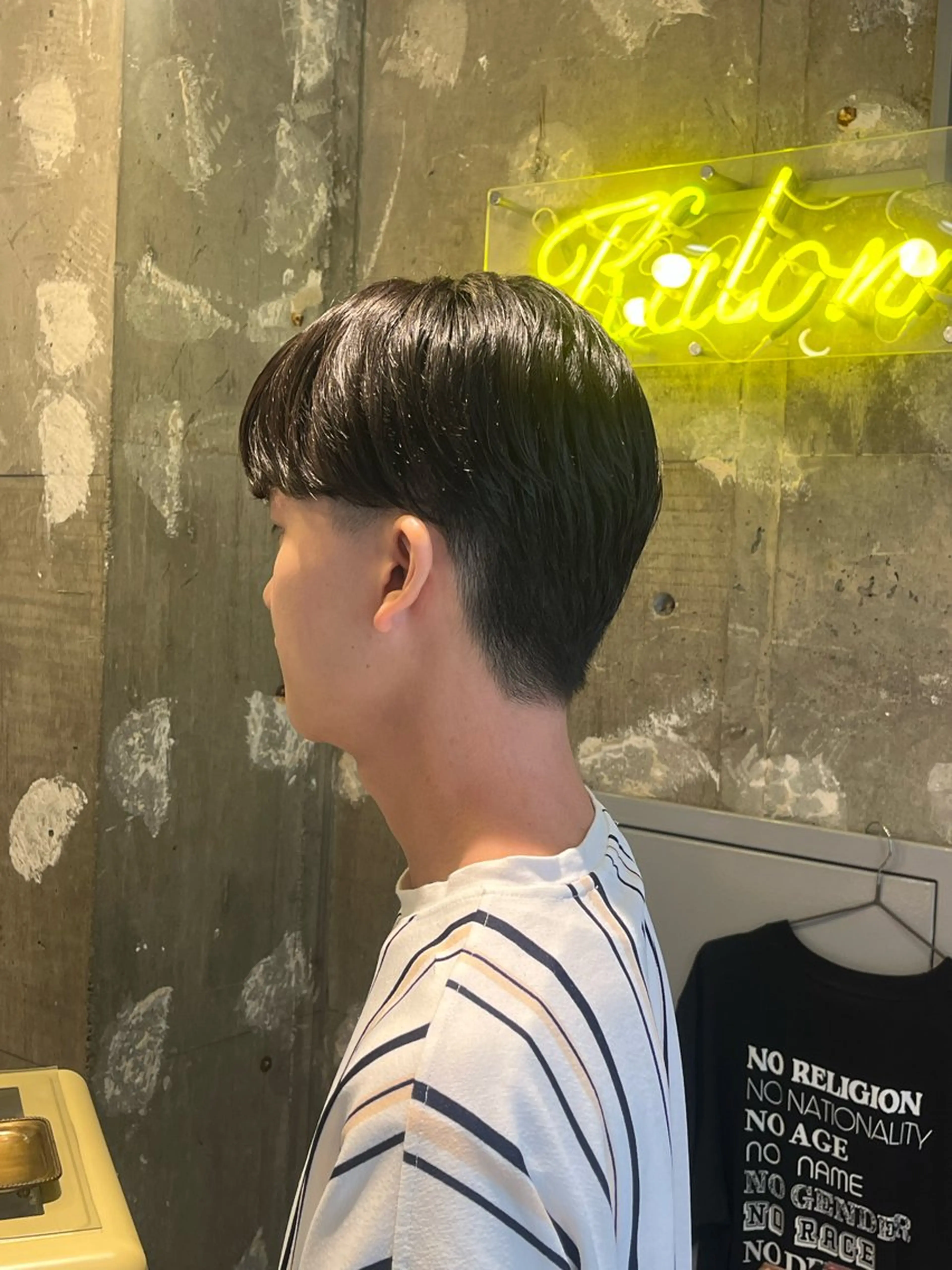 メンズ カット ハイトーン🦄ネイル 💞のぶちのネイルデザイン