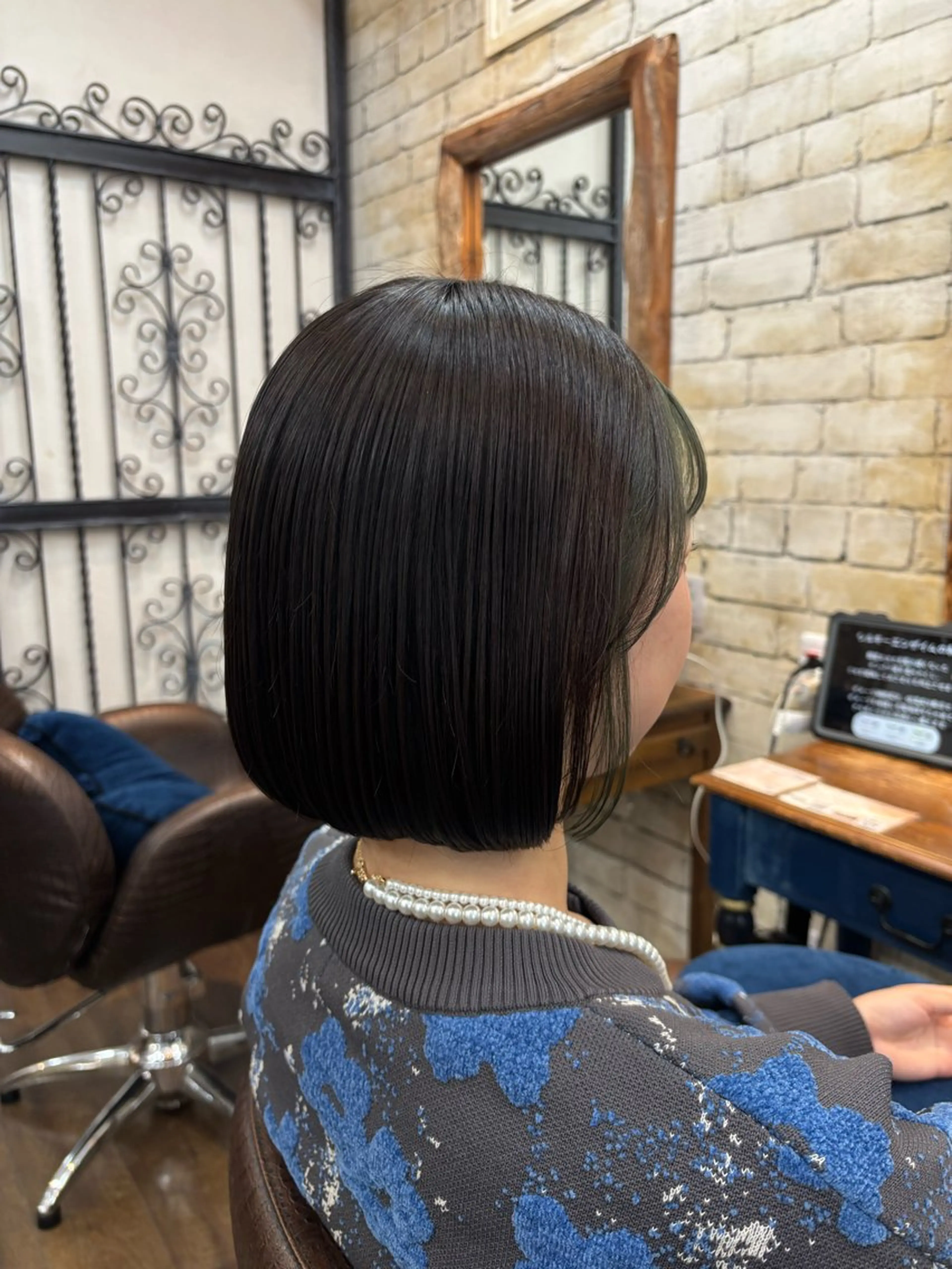 ミディアム カラー カット ヘアカラー 小顔似合わせカット ┊︎＊AYANO＊のヘアスタイル