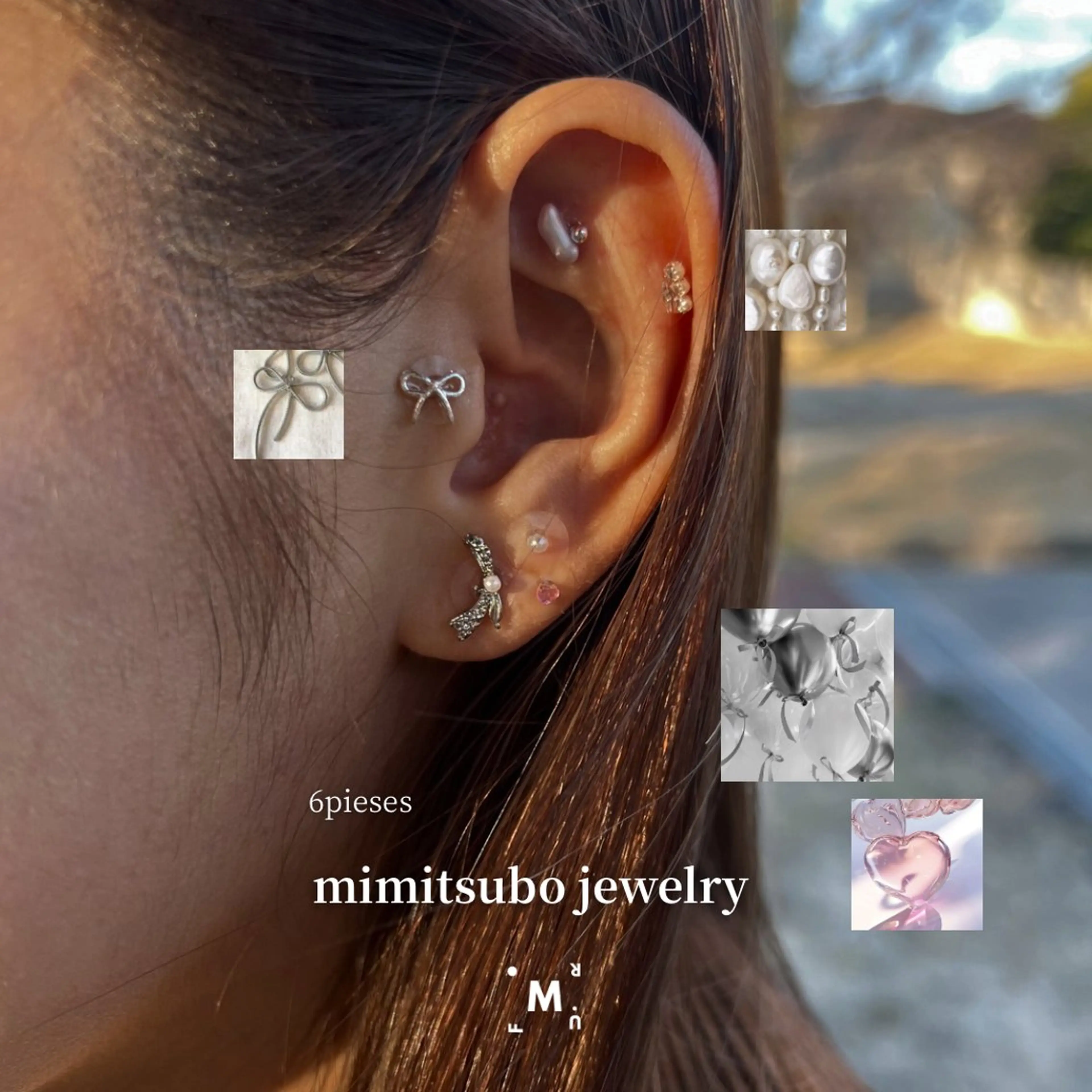 【口コミ投稿限定】耳ツボジュエリーつけ放題🪡3,000円の写真