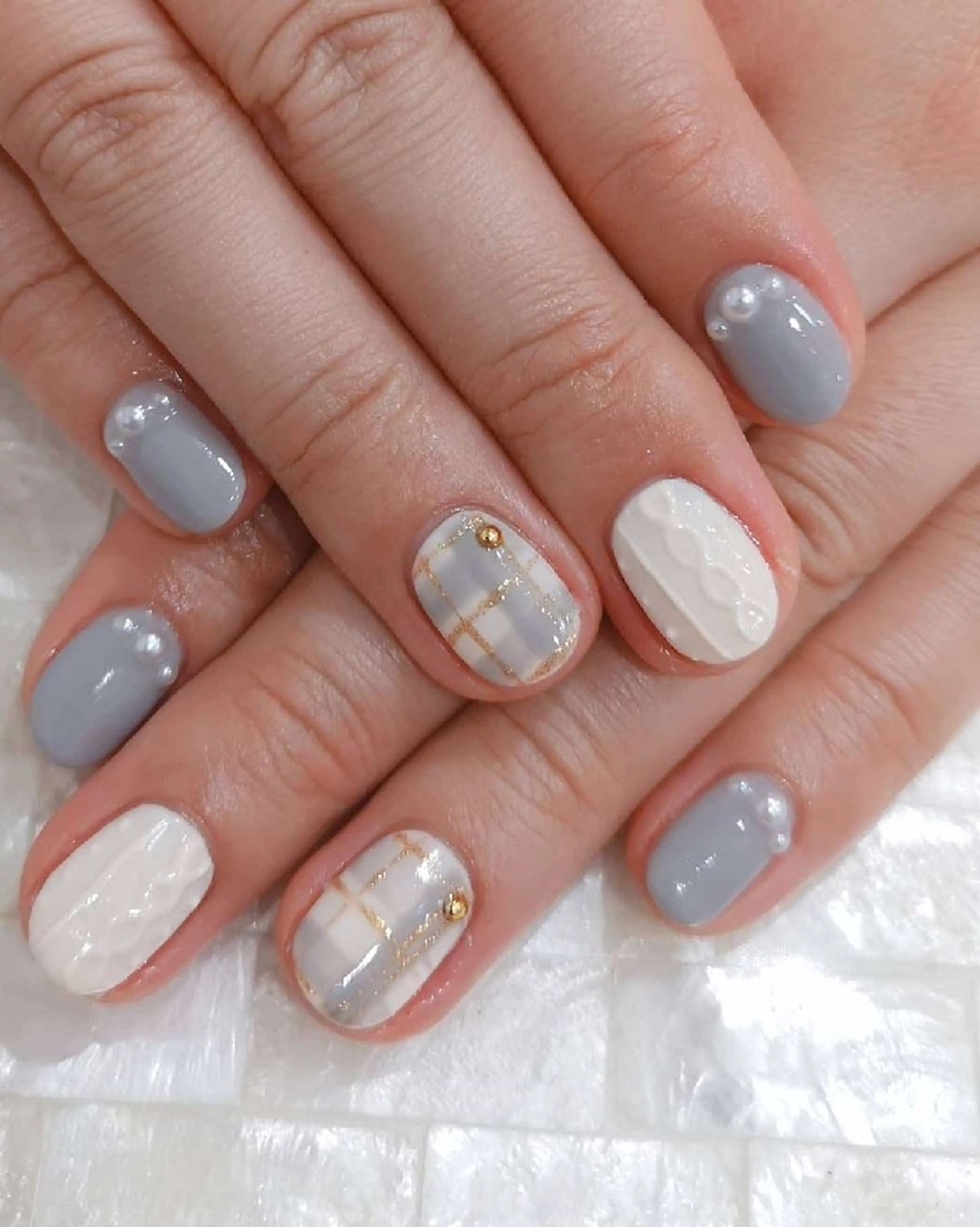 ネイル 冬ネイル 西本 あさみのネイルデザイン