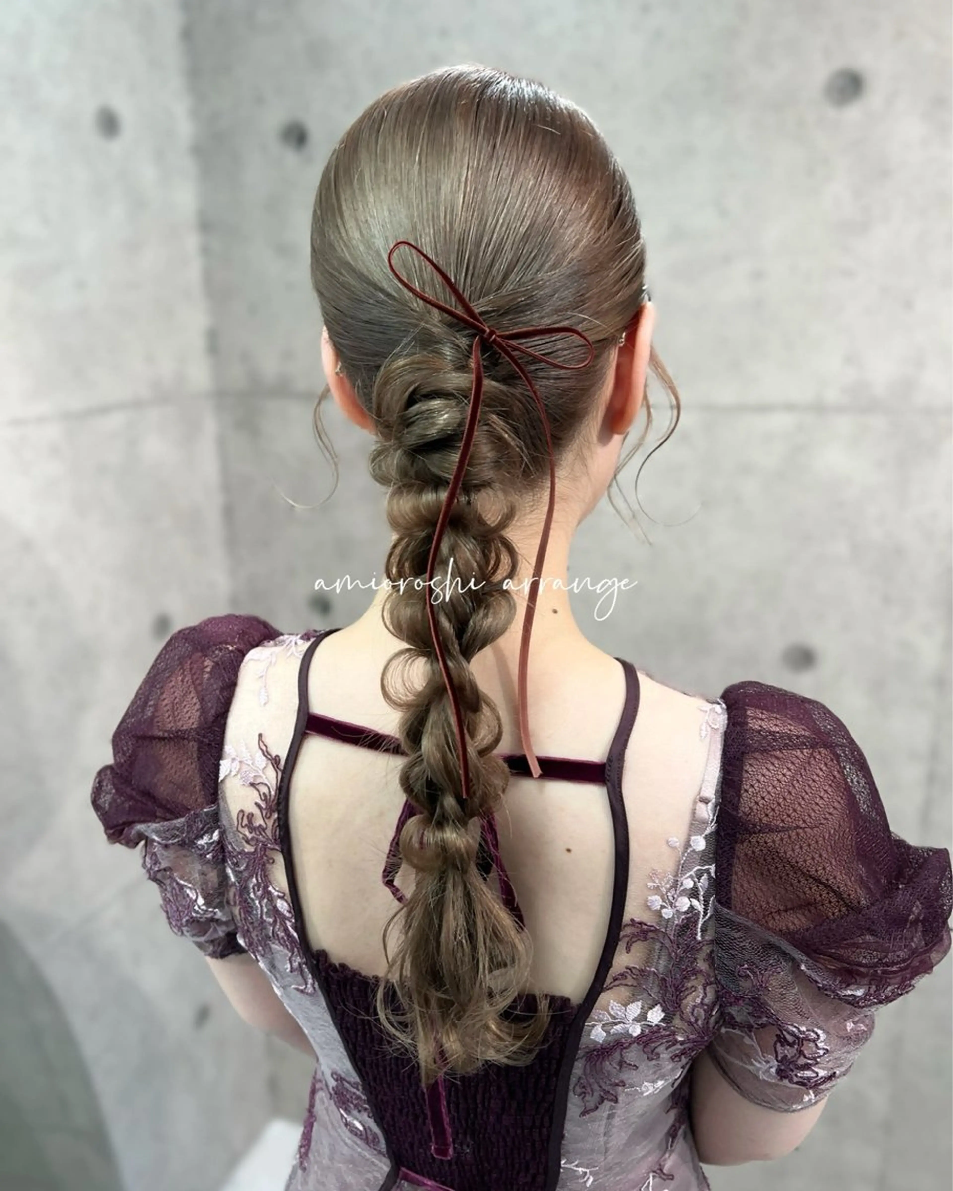 ロング ヘアアレンジ ヘアセット ヘアメイク/髪質改善 🎀Moeri🎀のヘアスタイル