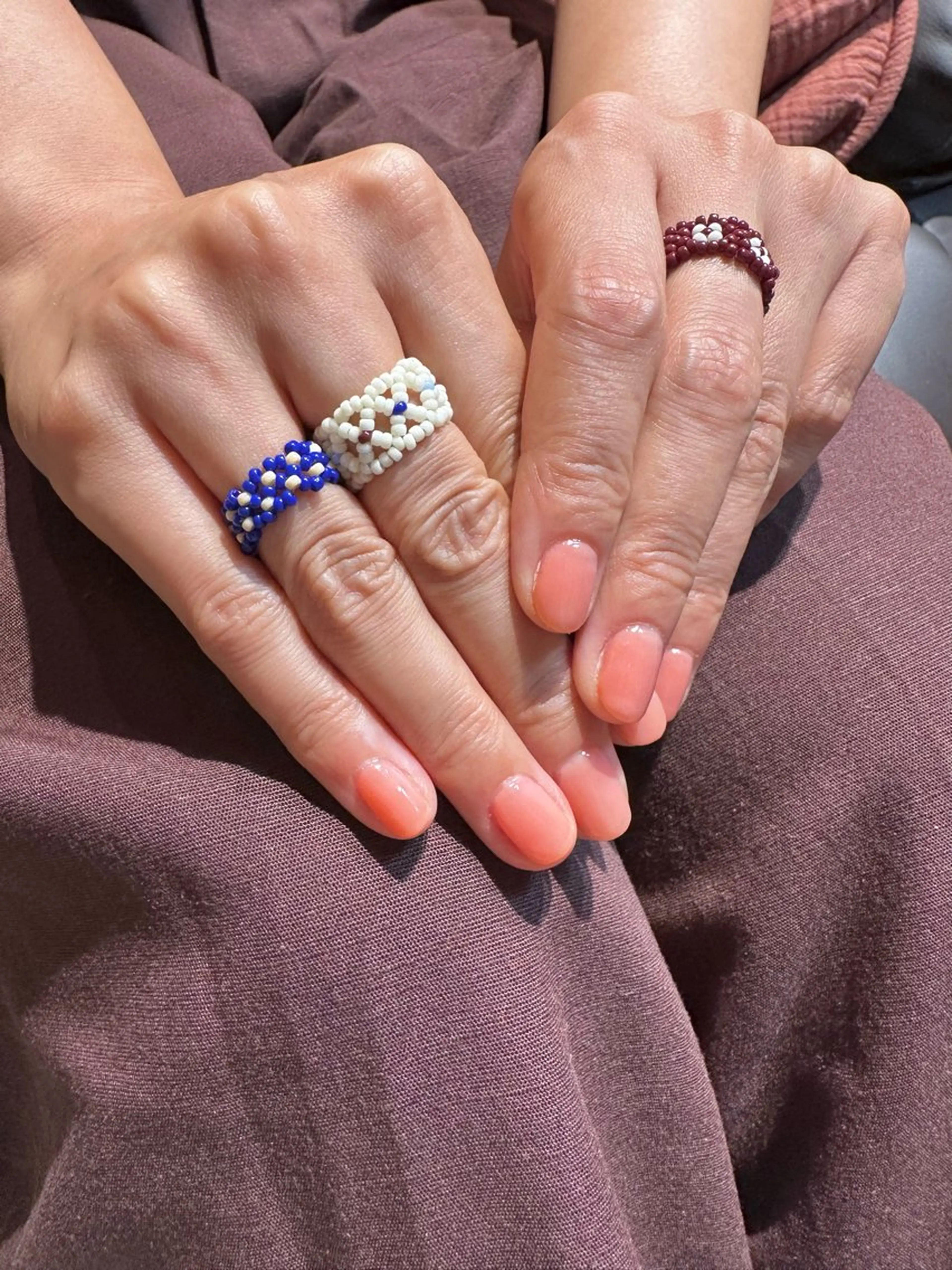 ネイル ピンク ハンドネイル フットネイル unopulir Kahoのネイルデザイン