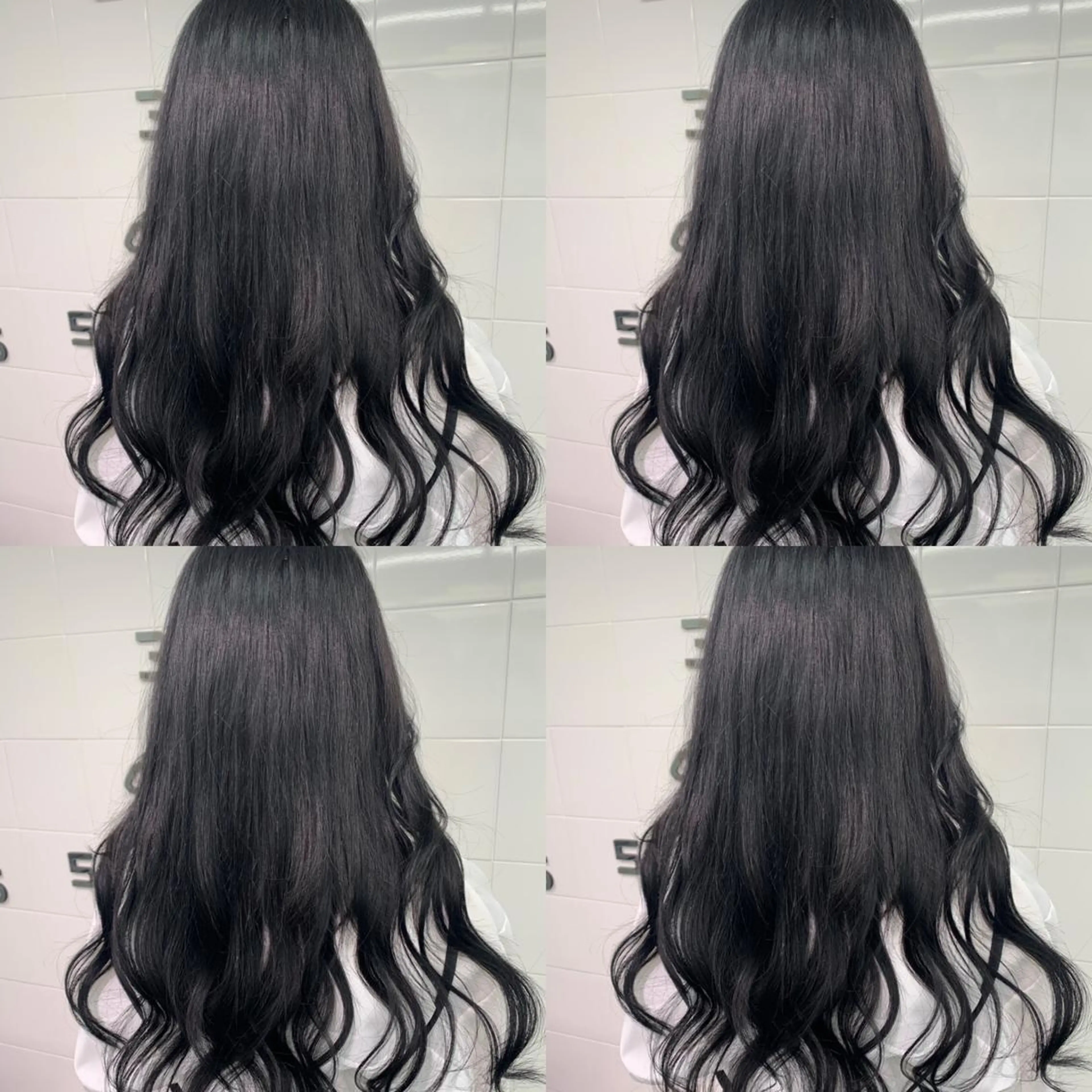 ロング ヘアカラー エクステ プルエクステ 🖤MIYUのヘアスタイル