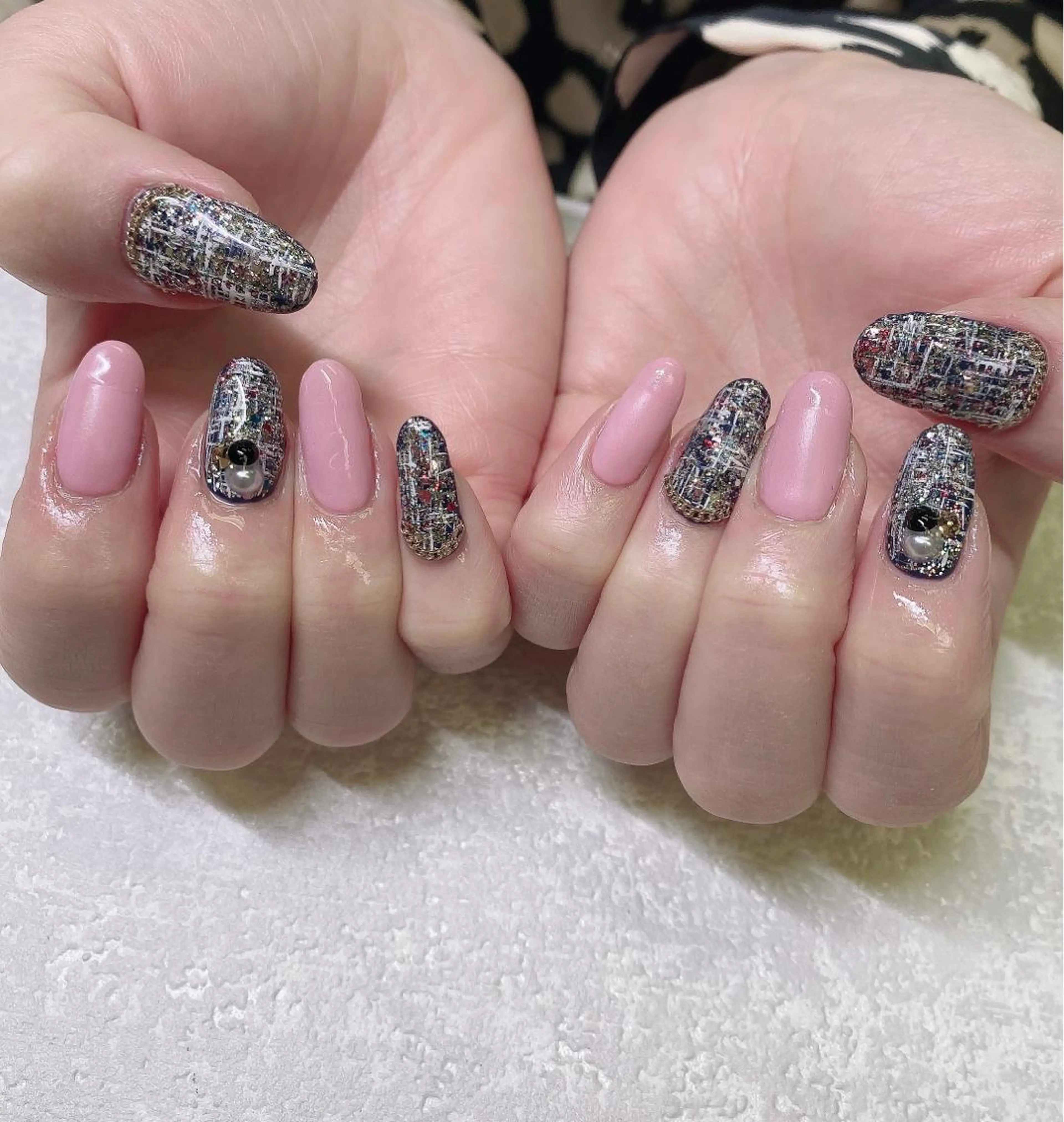 ミディアム ハンドネイル JNA認定講師🌸 RIEのネイルデザイン