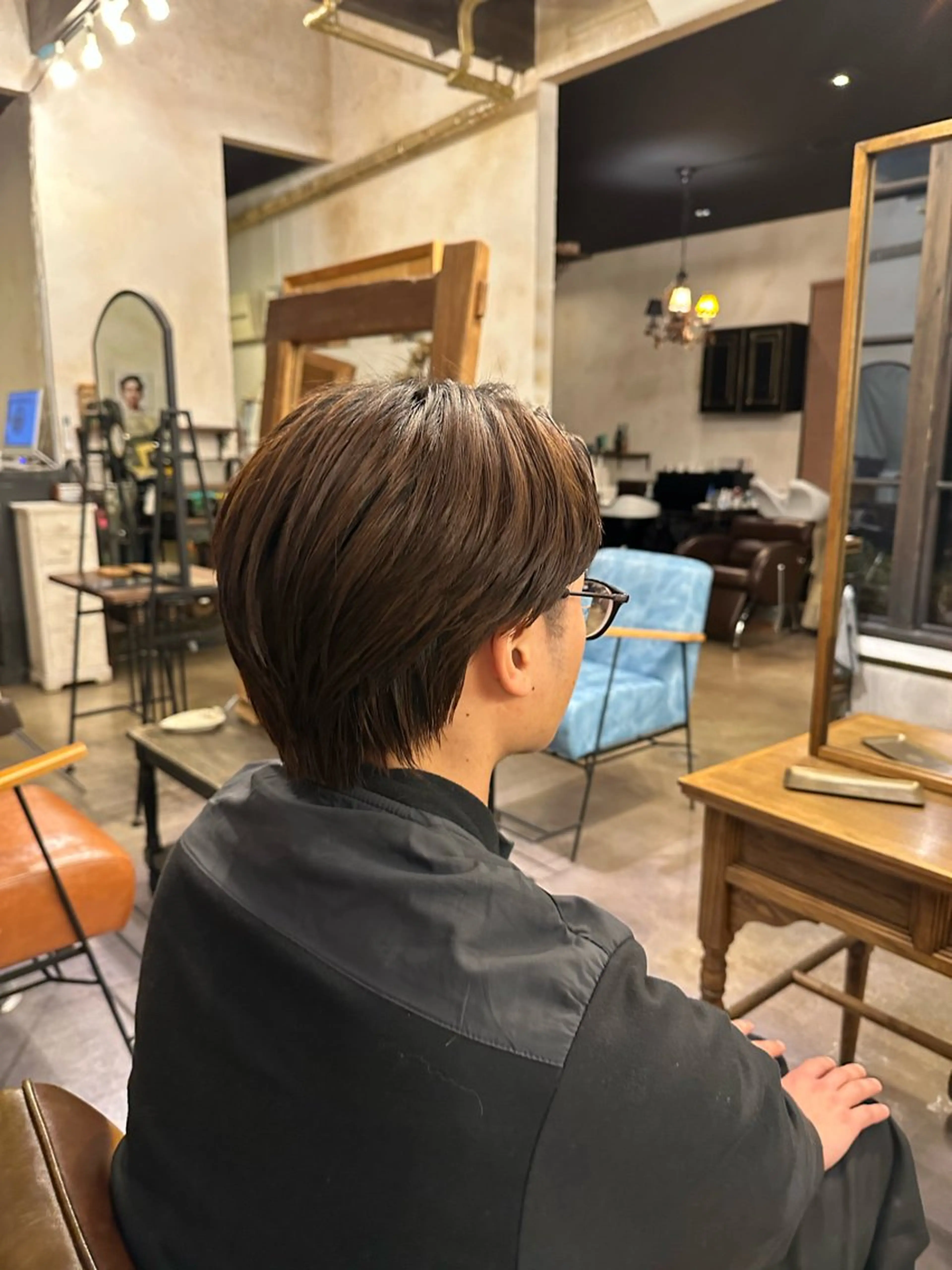 ミディアム メンズ センターパート 🦖ノザワ リンカ🦖のヘアスタイル