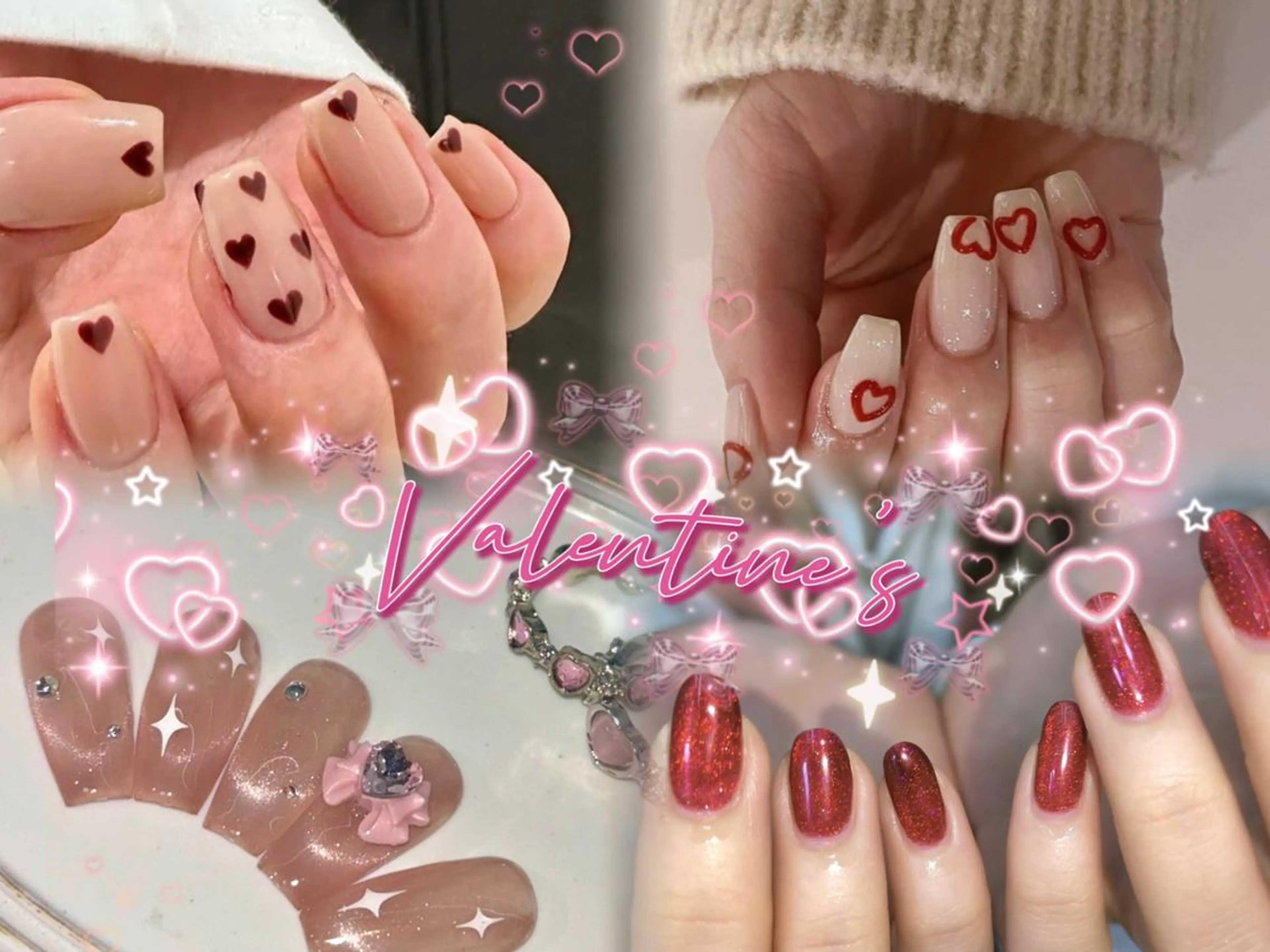 ネイル Shis_🦄shi 韓国風キラキラネイルのネイルデザイン