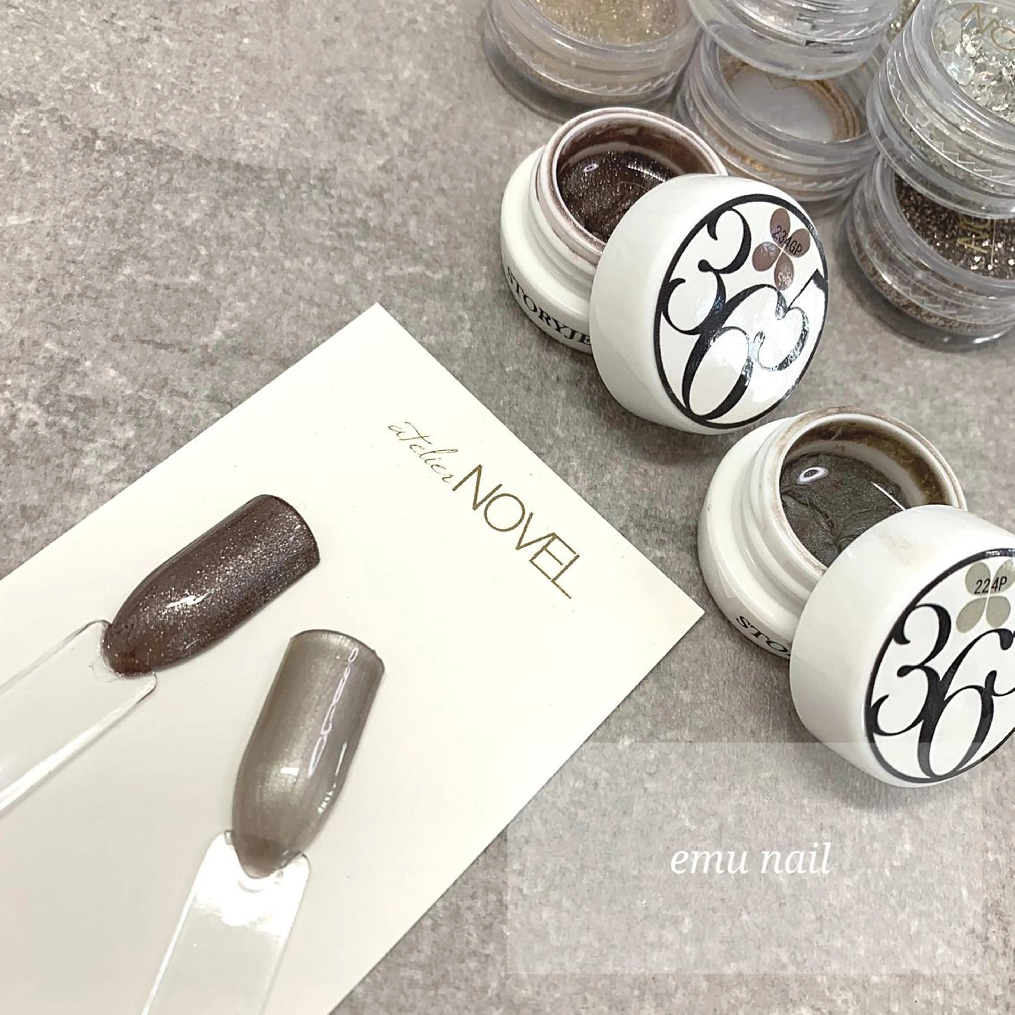 ネイル ジェルネイル キラキラネイル マグネットネイル マットネイル emu nailのネイルデザイン