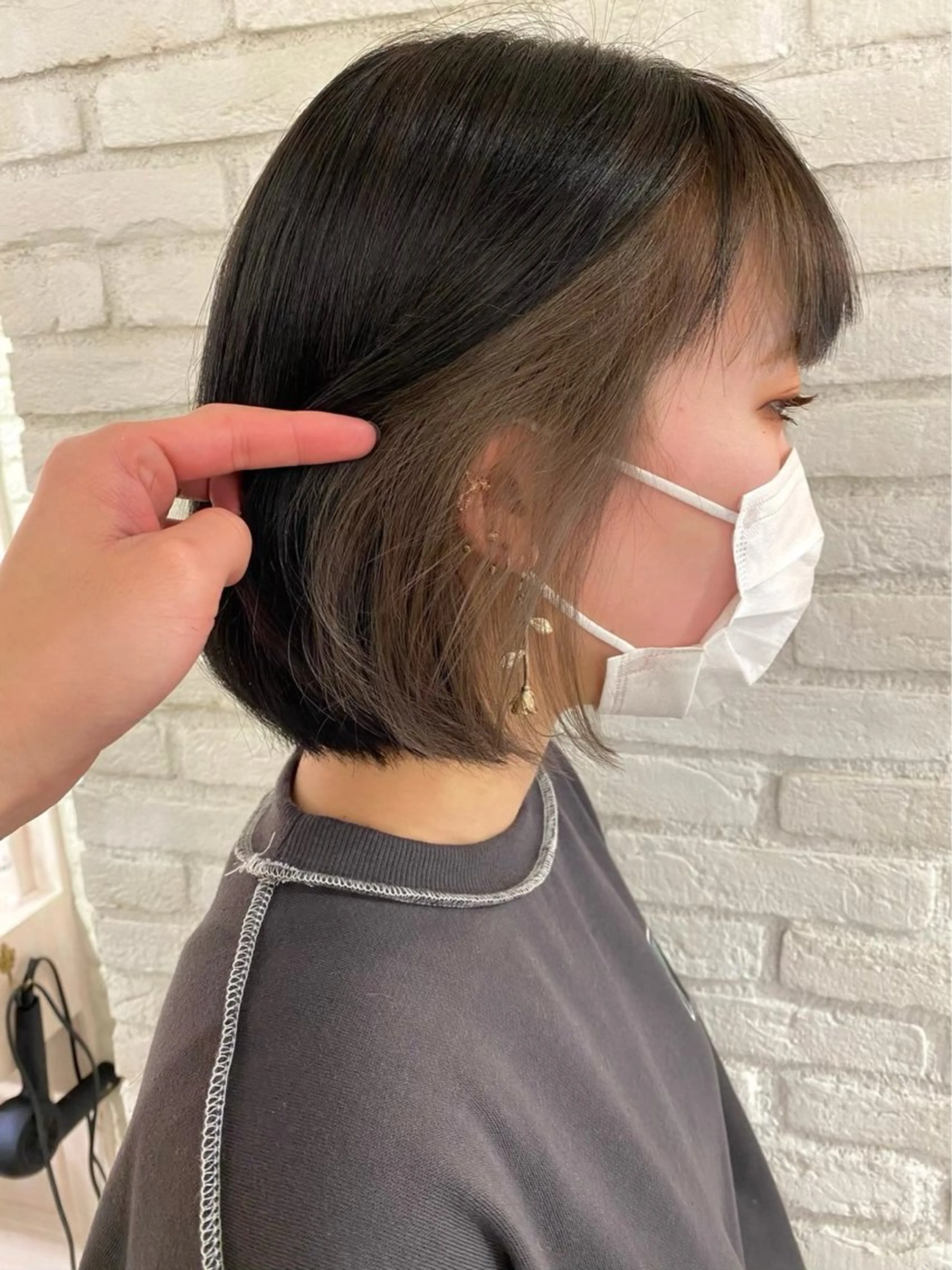 ショート カラー ヘアカラー Lond rouge所属・💚銀座/ボブ /ショート/芦川💚のヘアスタイル