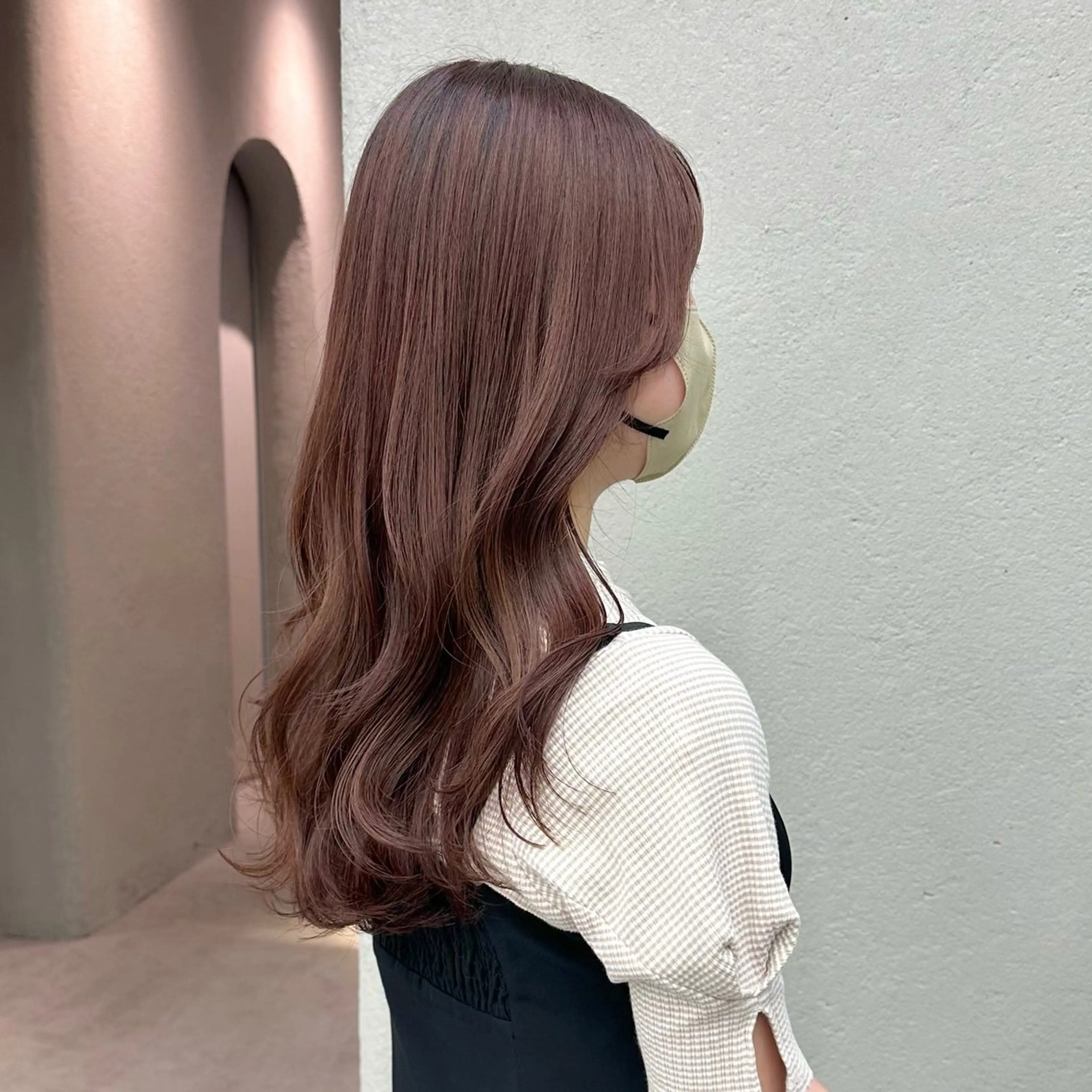 ロング カラー ヘアカラー トリートメント 高松 沙耶のヘアスタイル