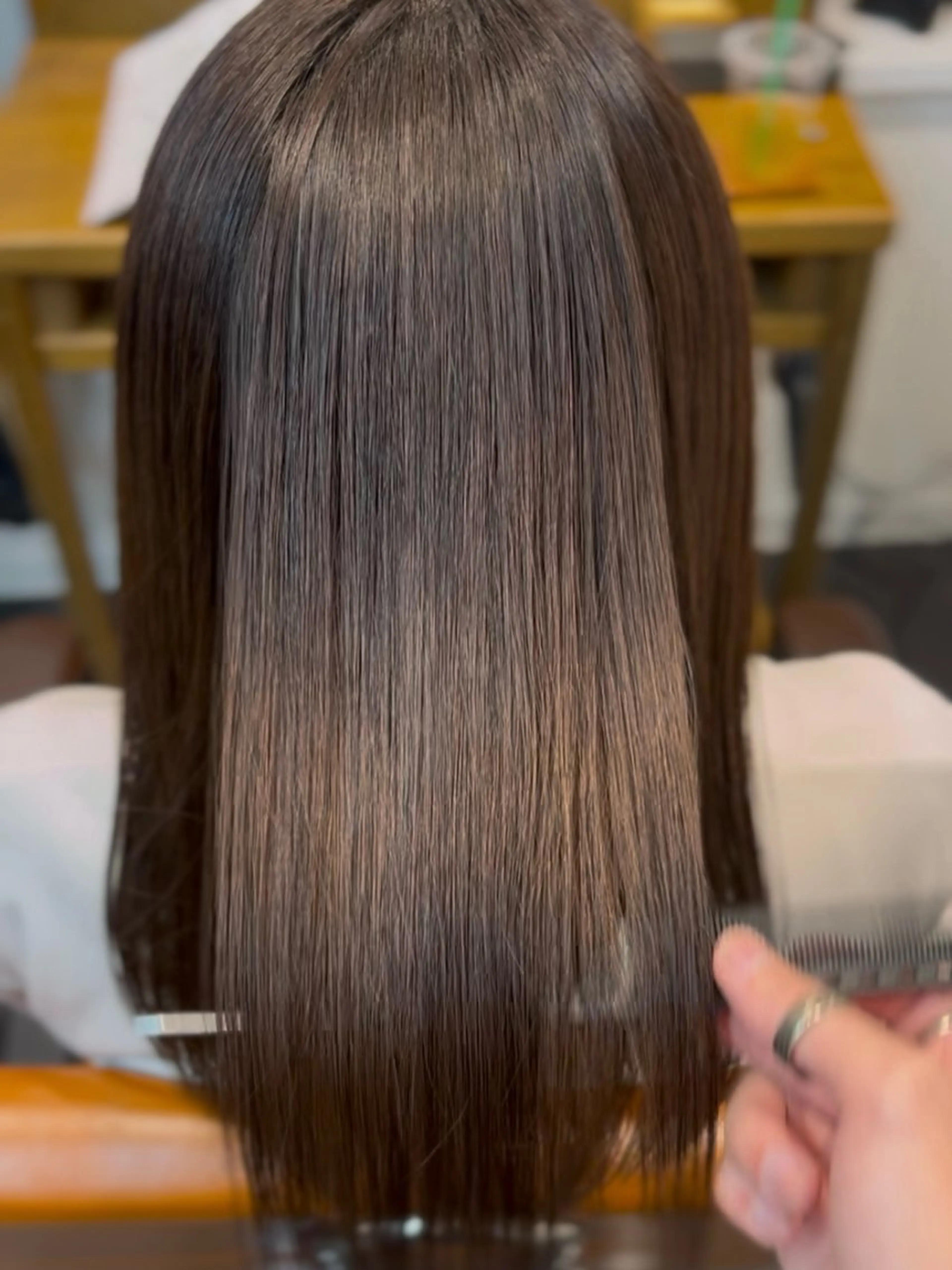 セミロング 縮毛矯正 トリートメント Irvine by PCH所属・Irvine けんたのヘアスタイル