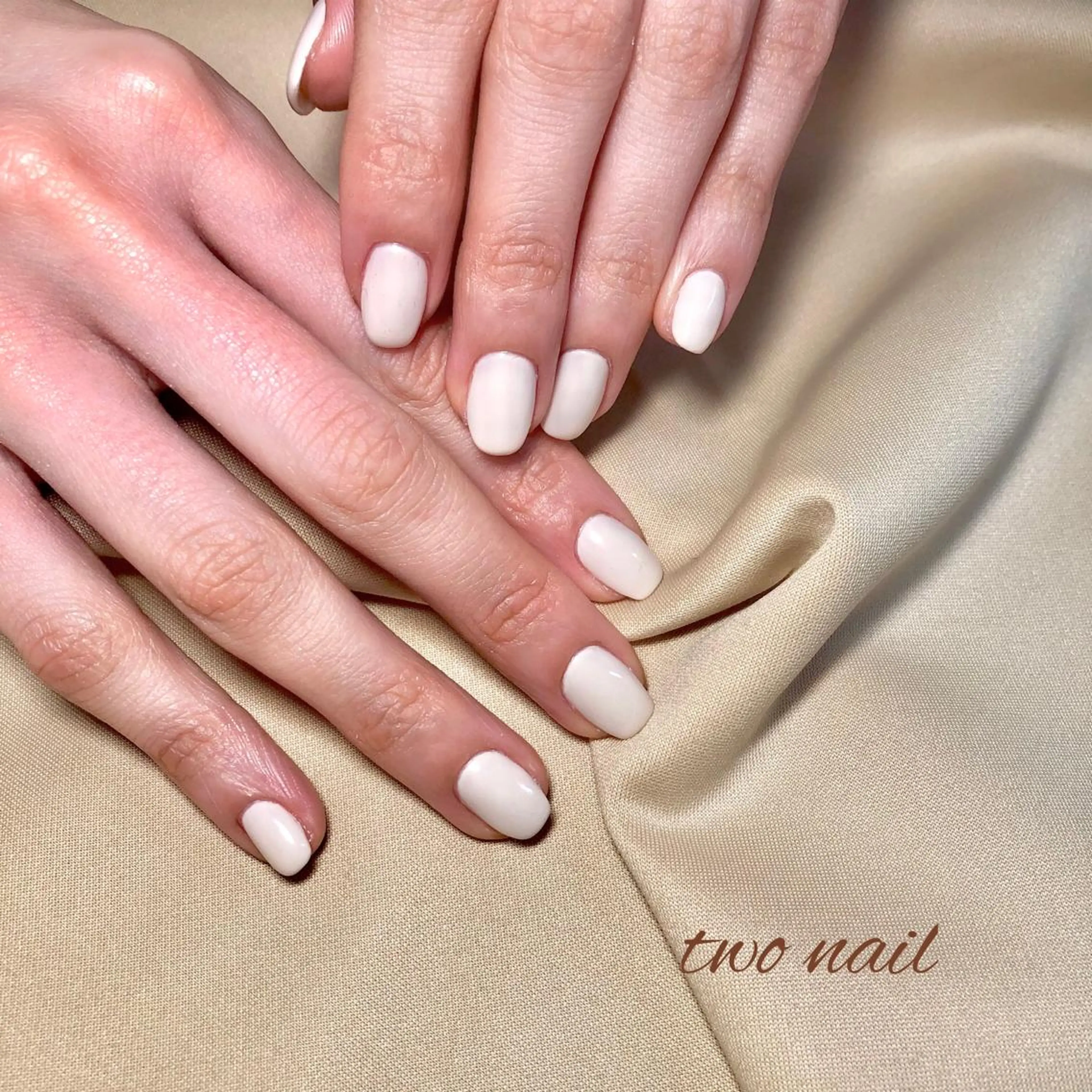 ネイル アートネイル フットネイル ハート ニュアンスネイル ホワイト ハンドネイル two nailのネイルデザイン