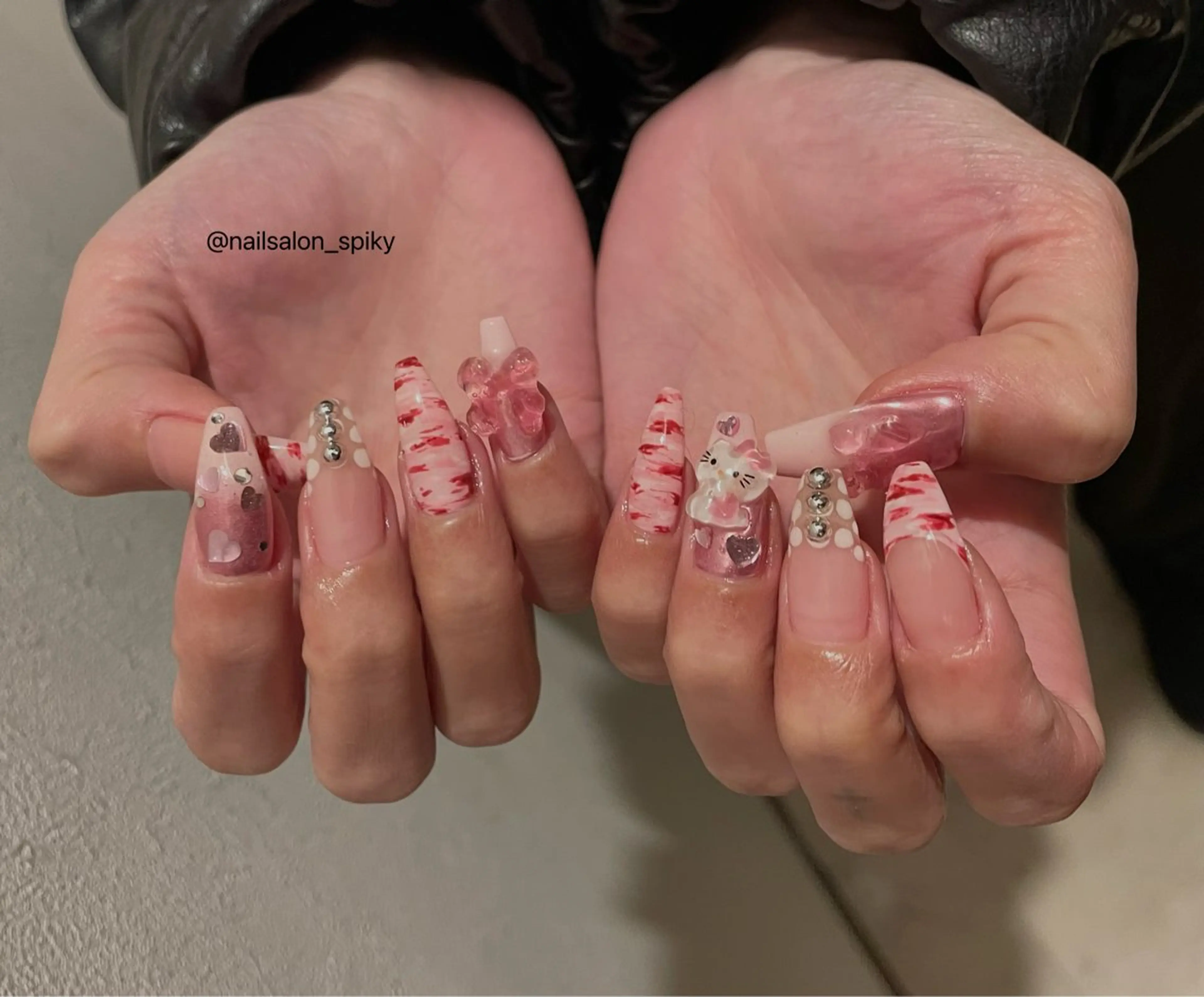 ネイル Spiky とうげ ふうかのネイルデザイン