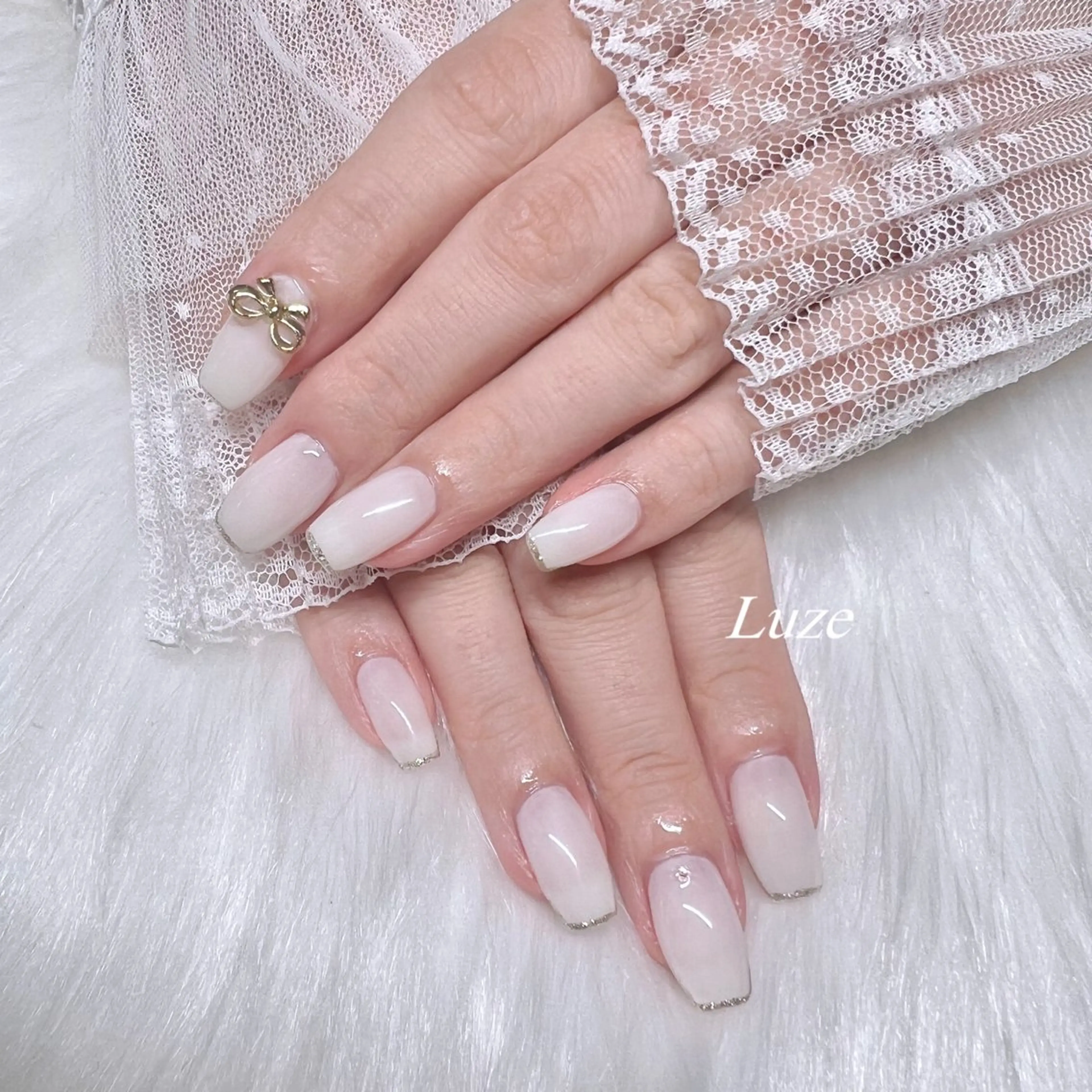 ネイル ハンドネイル Luze Whitening&Nail care所属・Luze 泉 明日花のネイルデザイン