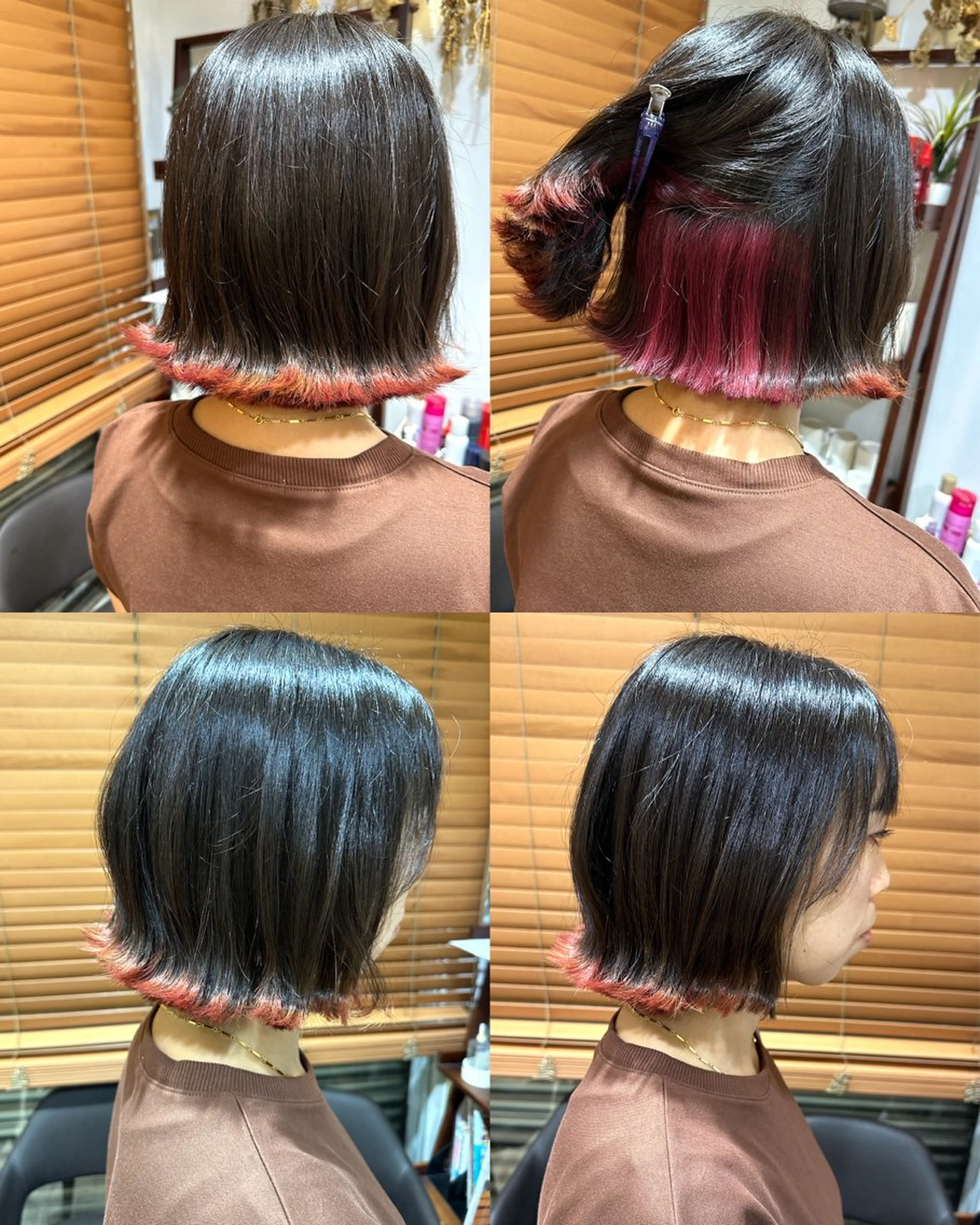 ショート ボブ 外ハネヘア 宇都 唯のヘアスタイル