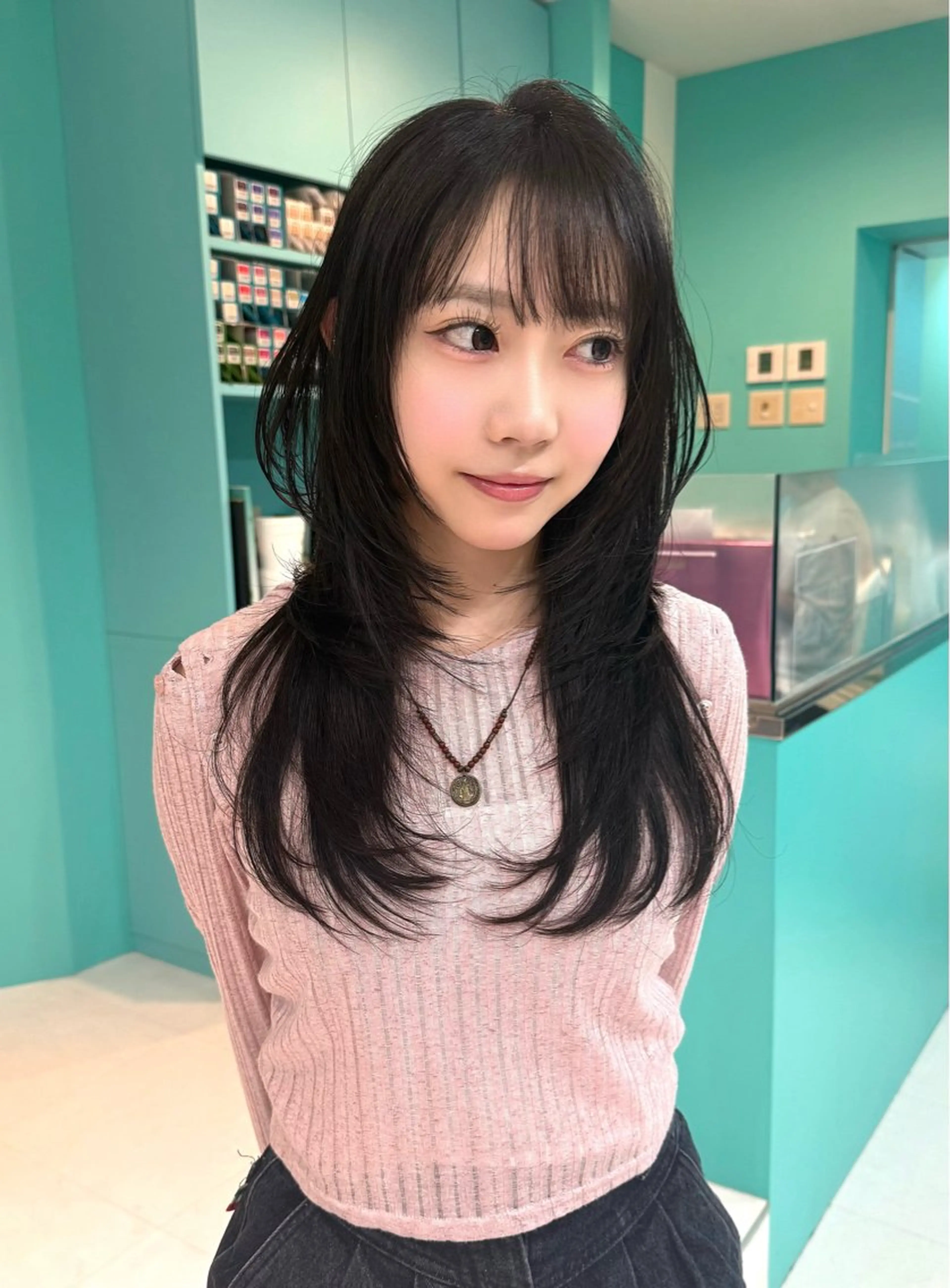 ロング ハッシュカット レイヤーカット ロング ウルフカット Misaki/ レイヤー/ウルフのヘアスタイル