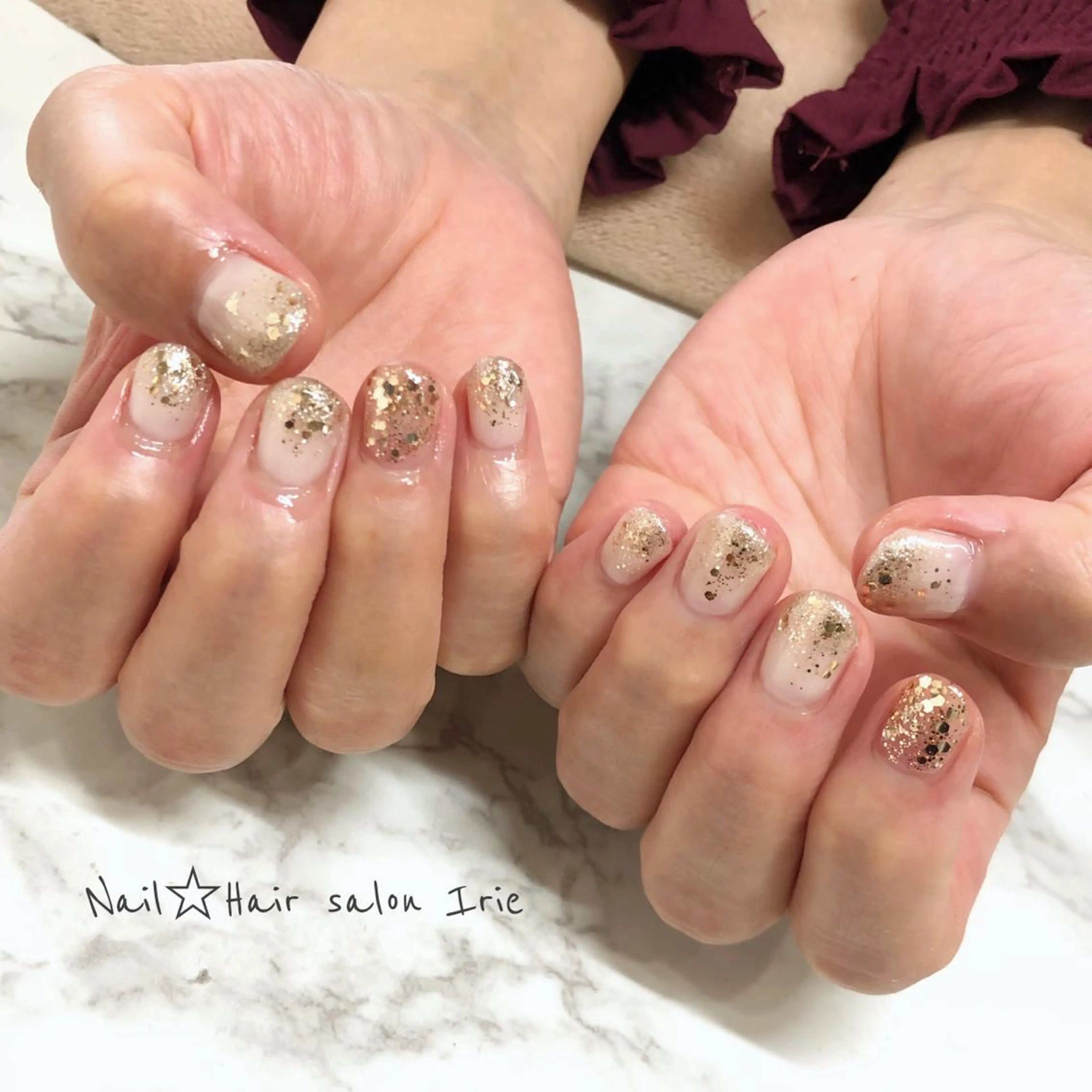 ネイル ハンドネイル Hair salon Irie所属・與儀 知佳のネイルデザイン