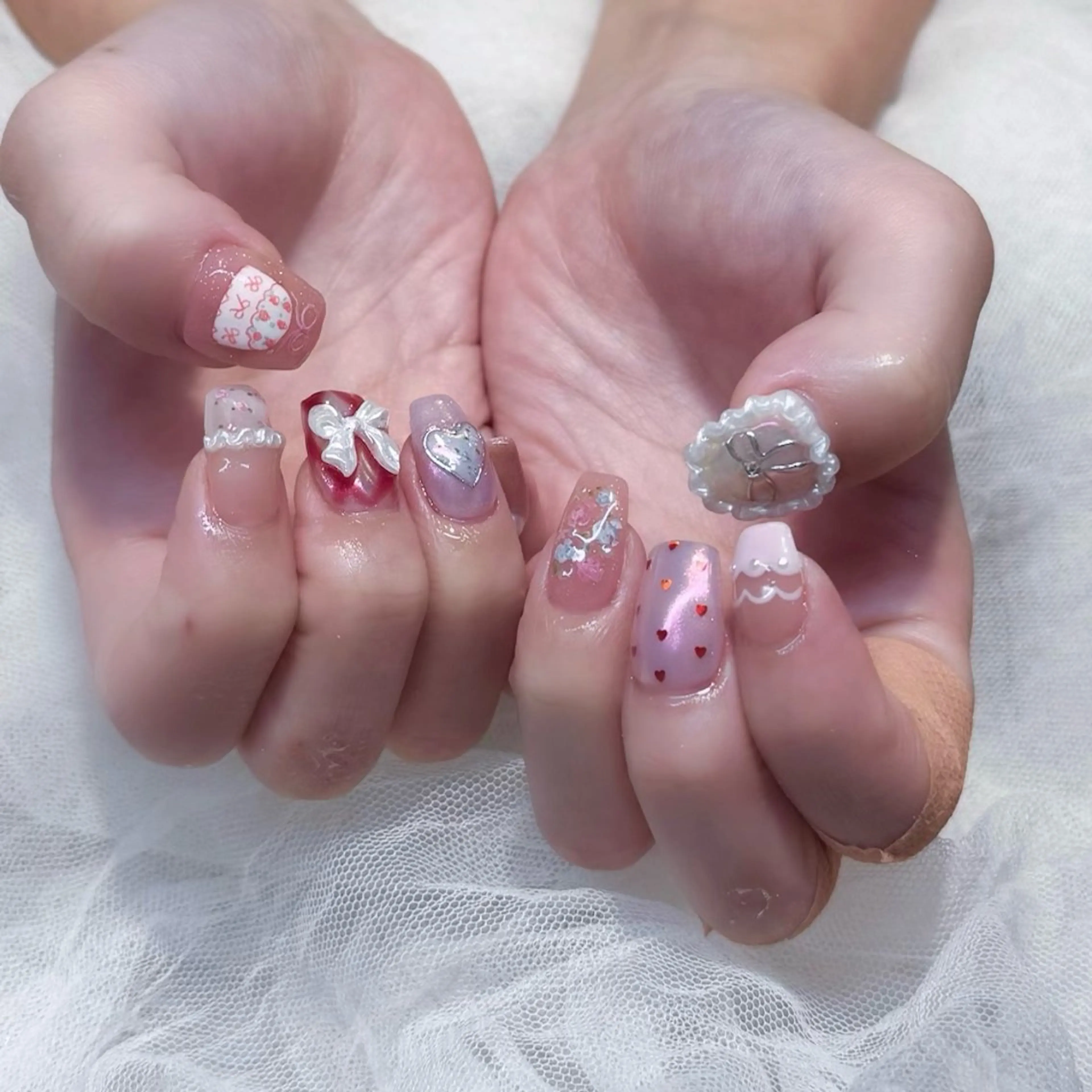 ネイル ハンドネイル 新井 ひなののネイルデザイン