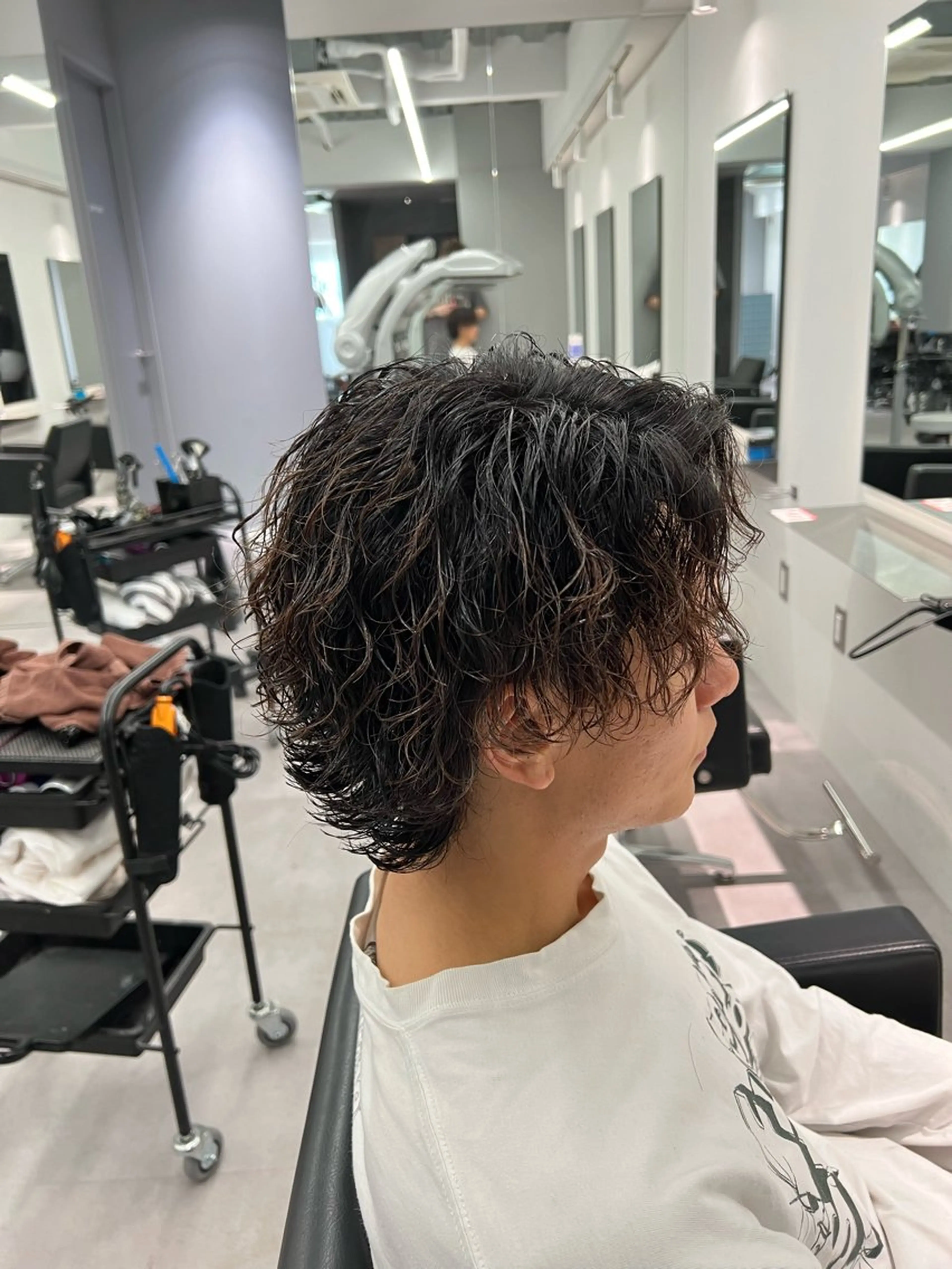 ミディアム カット パーマ パーマ特化美容師 佐藤壮流のヘアスタイル