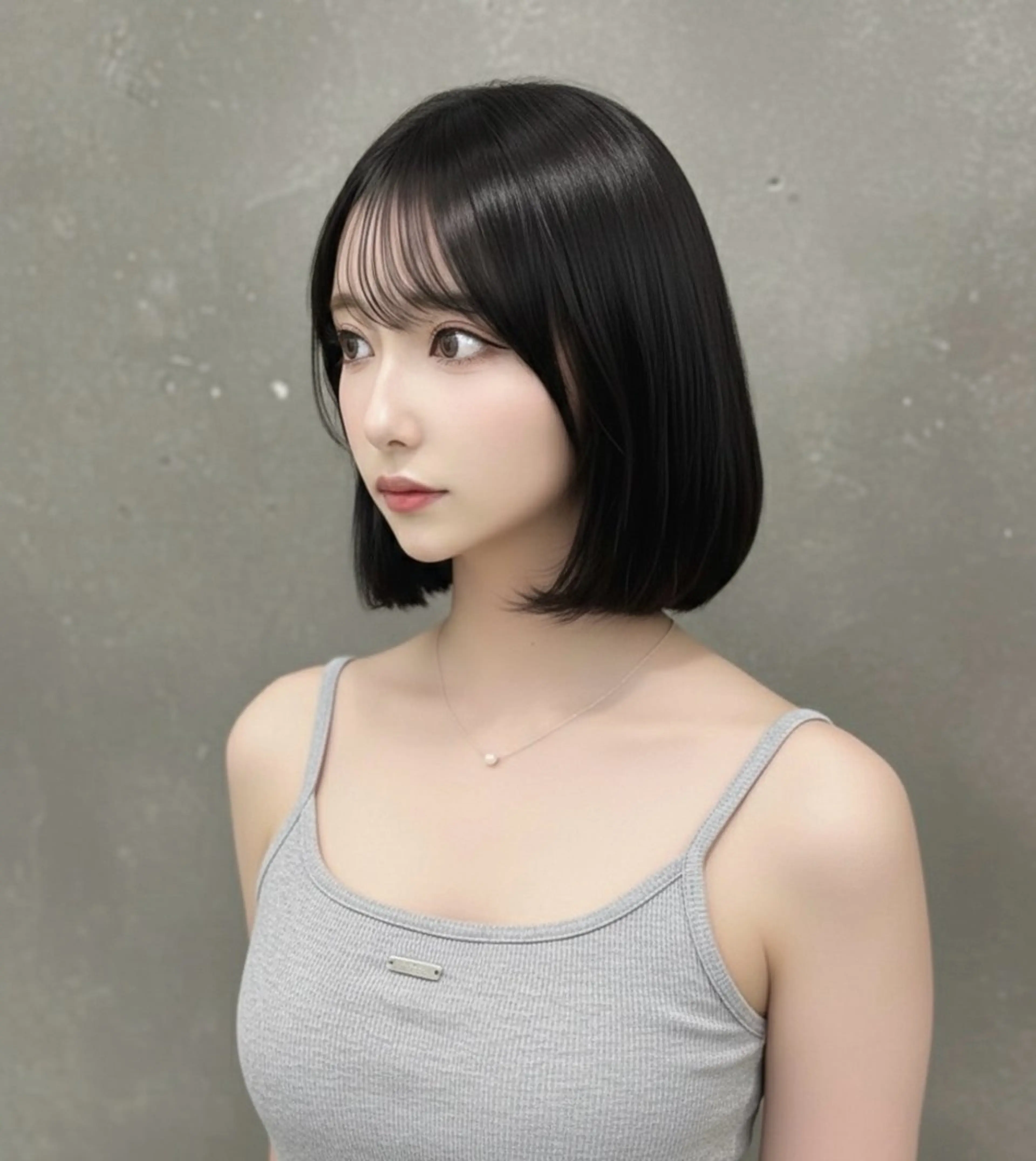 ミディアム カット レイヤー\髪質改善\ ボブ特化\たかひろのヘアスタイル