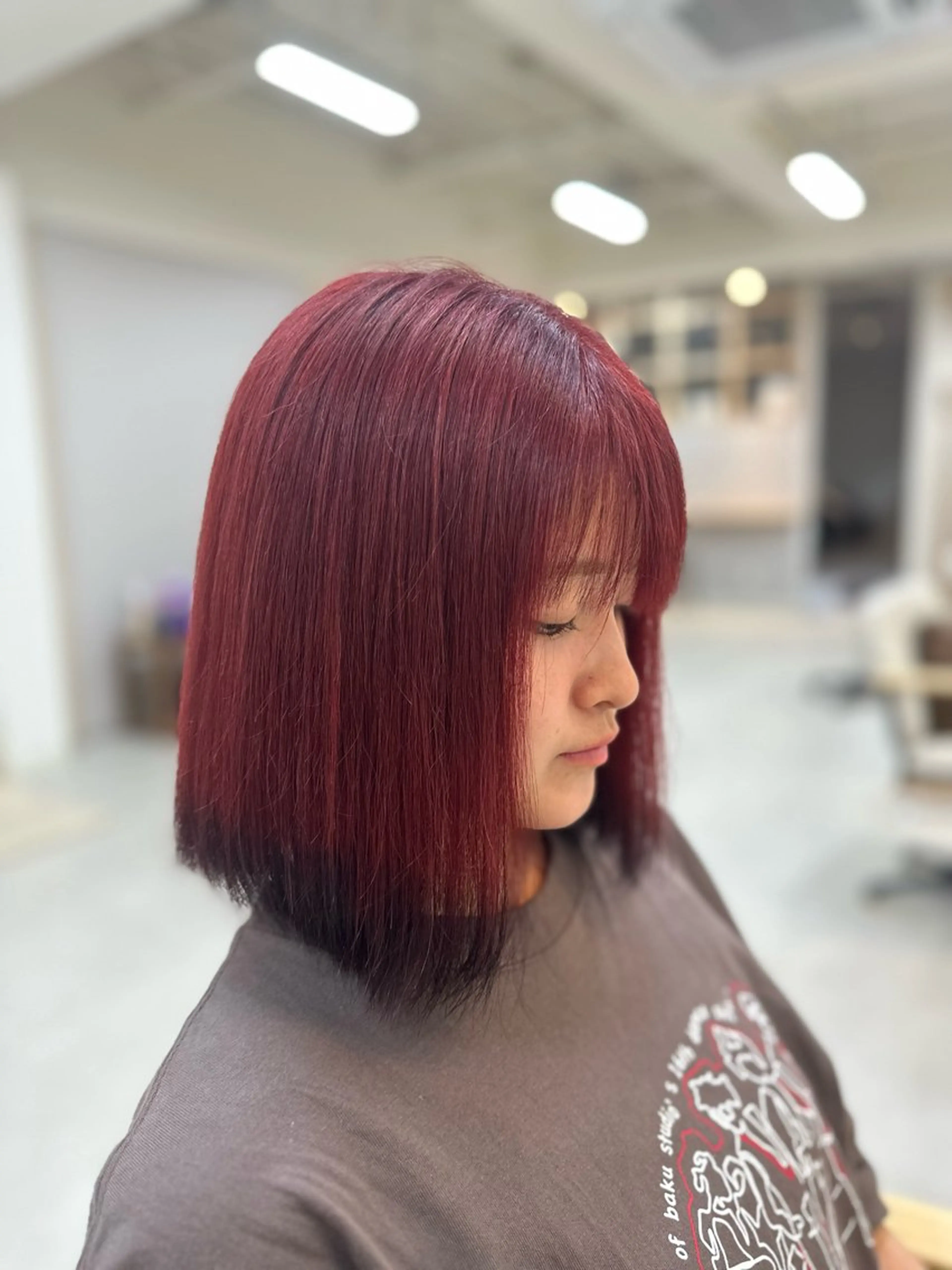 ミディアム カラー デザインカラー ヘアカラー hair salon KAFKA所属・鈴木 海都のヘアスタイル
