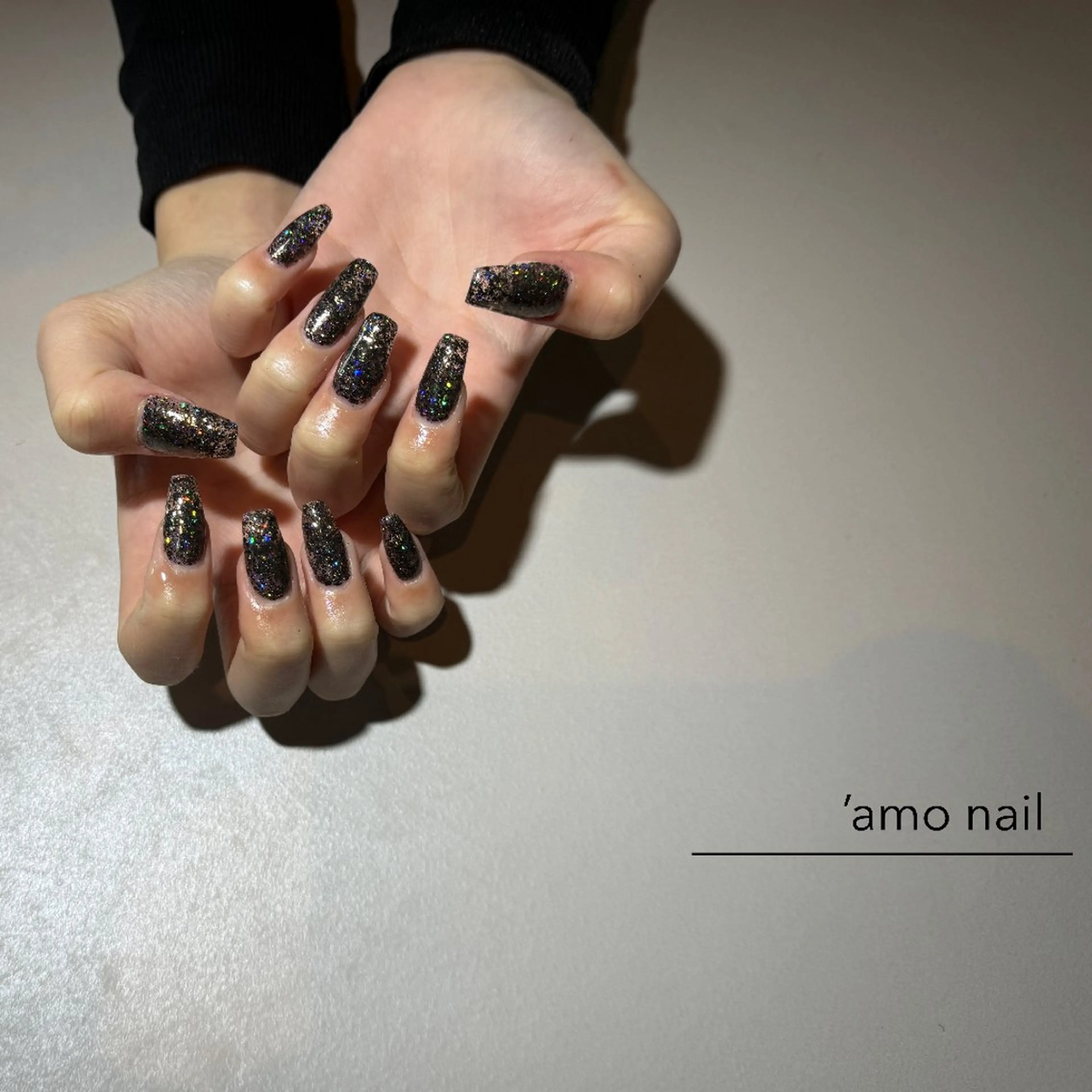 ネイル 韓国ネイル ラメ(グリッター) 'amo nail所属・'amo nailのネイルデザイン