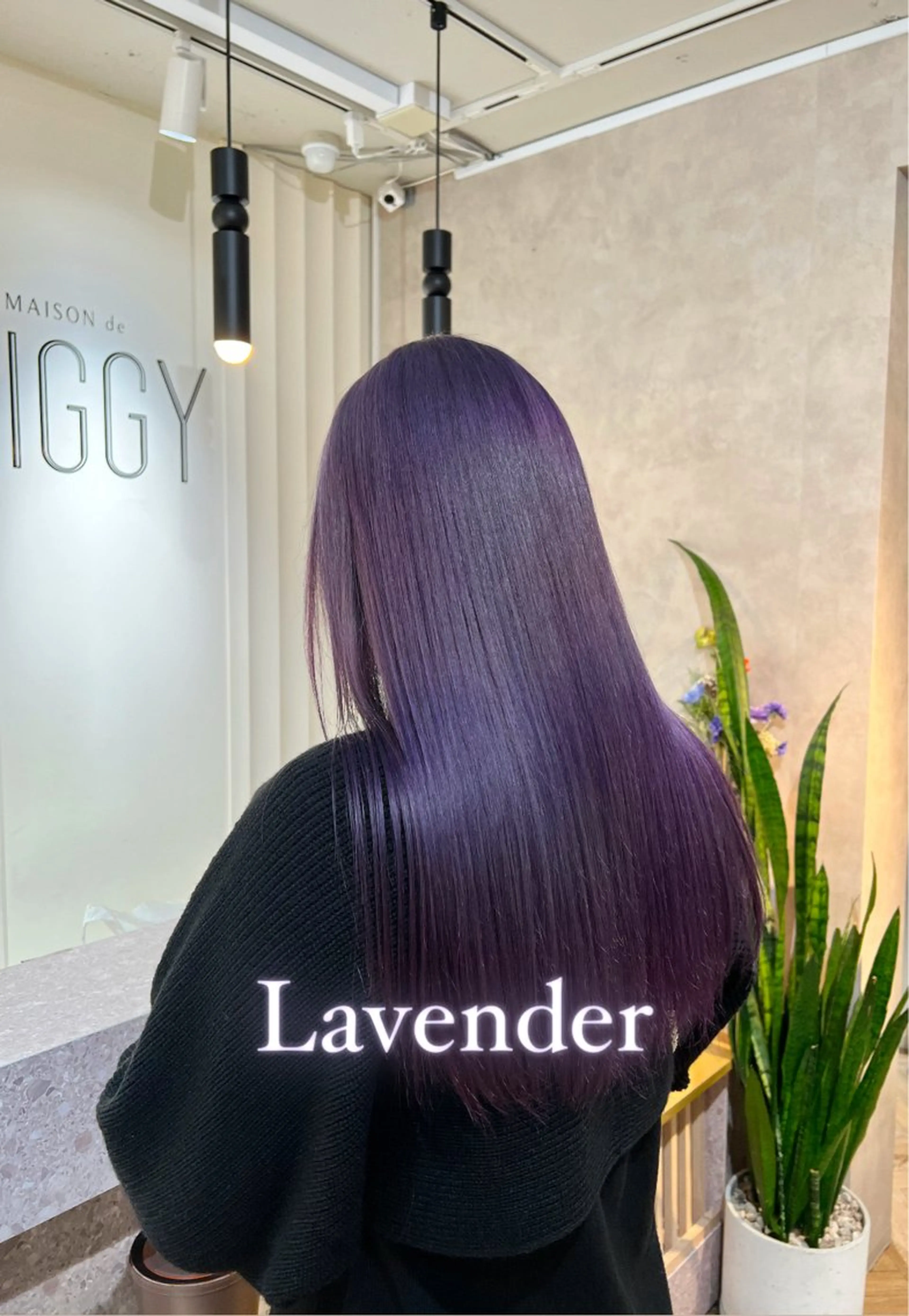 ロング カラー 茂木 未海のヘアスタイル