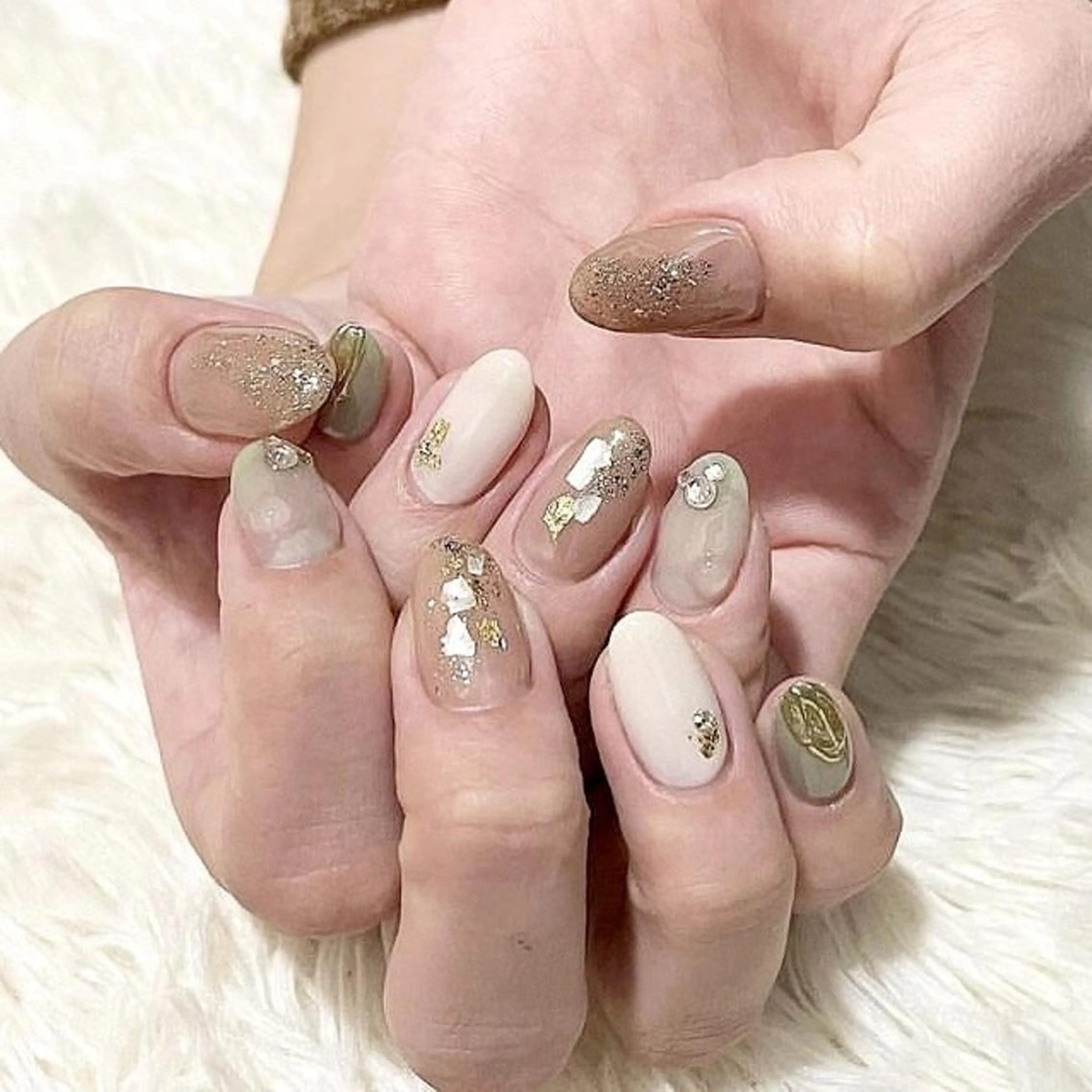 デザインネイル（アート４本）の写真