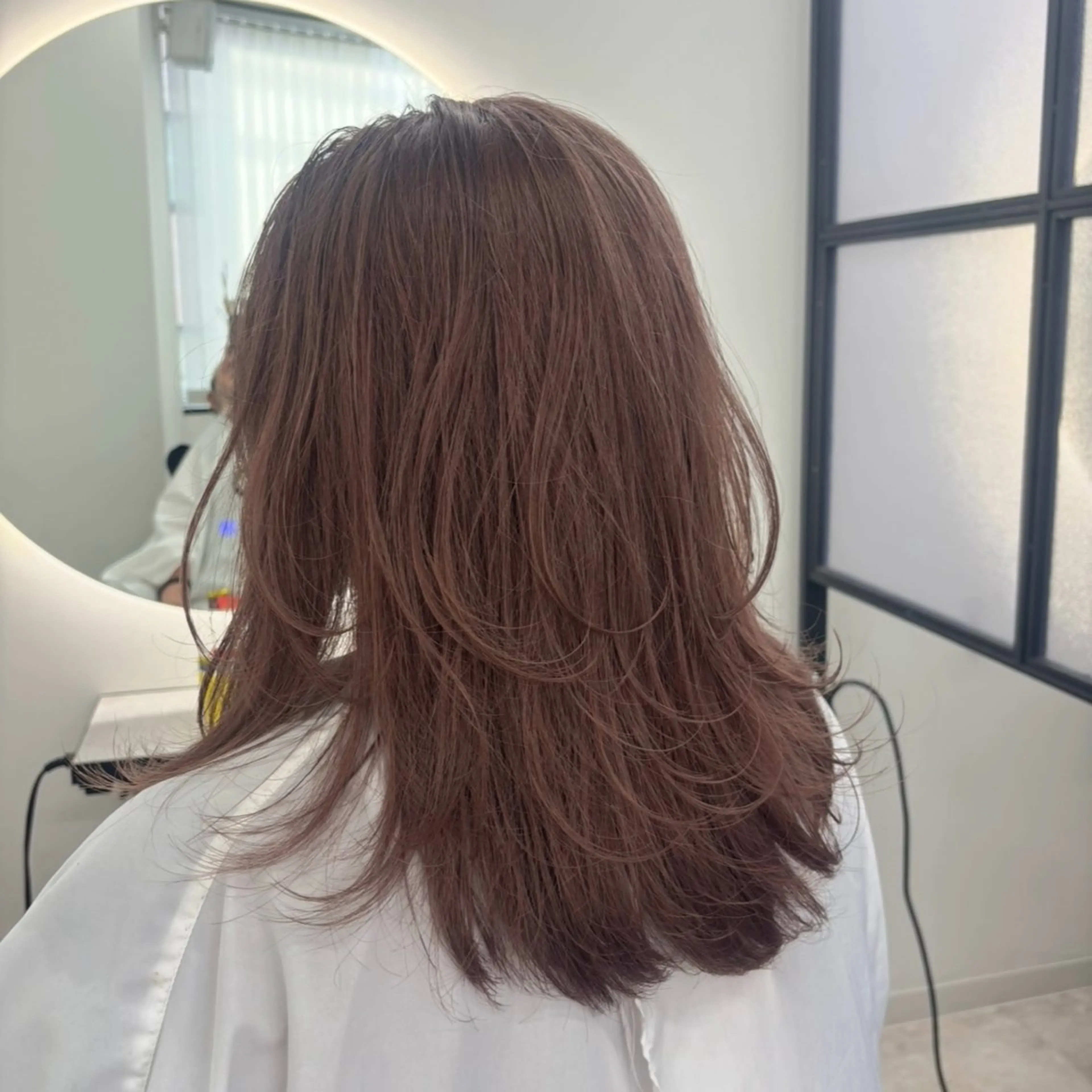 セミロング カラー ヘアカラー Ren. 🦋デザインカラーのヘアスタイル