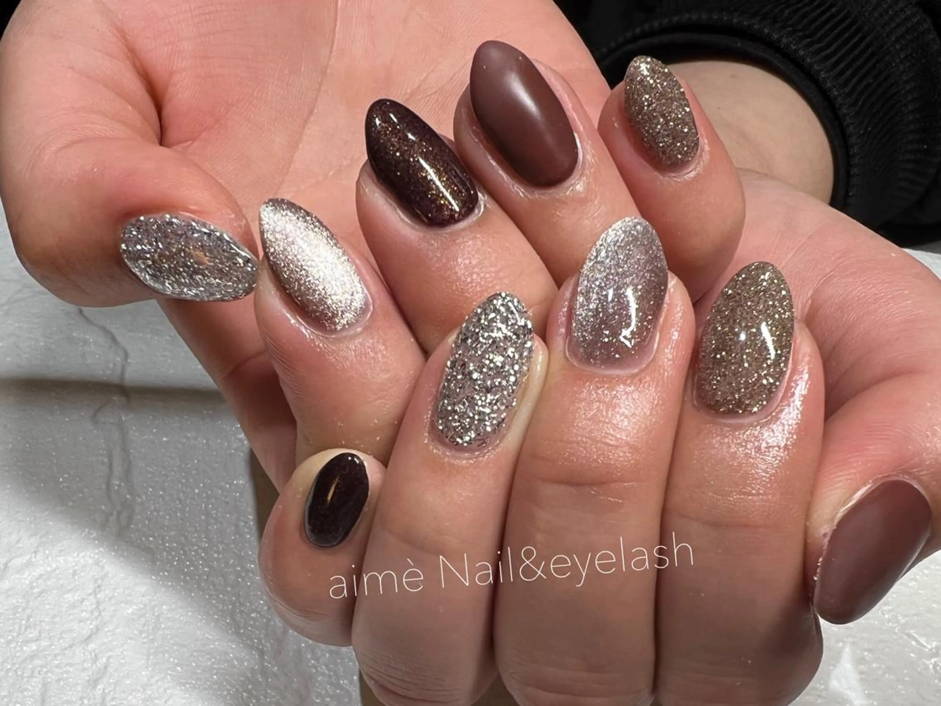 ネイル aime 中崎町のネイルデザイン