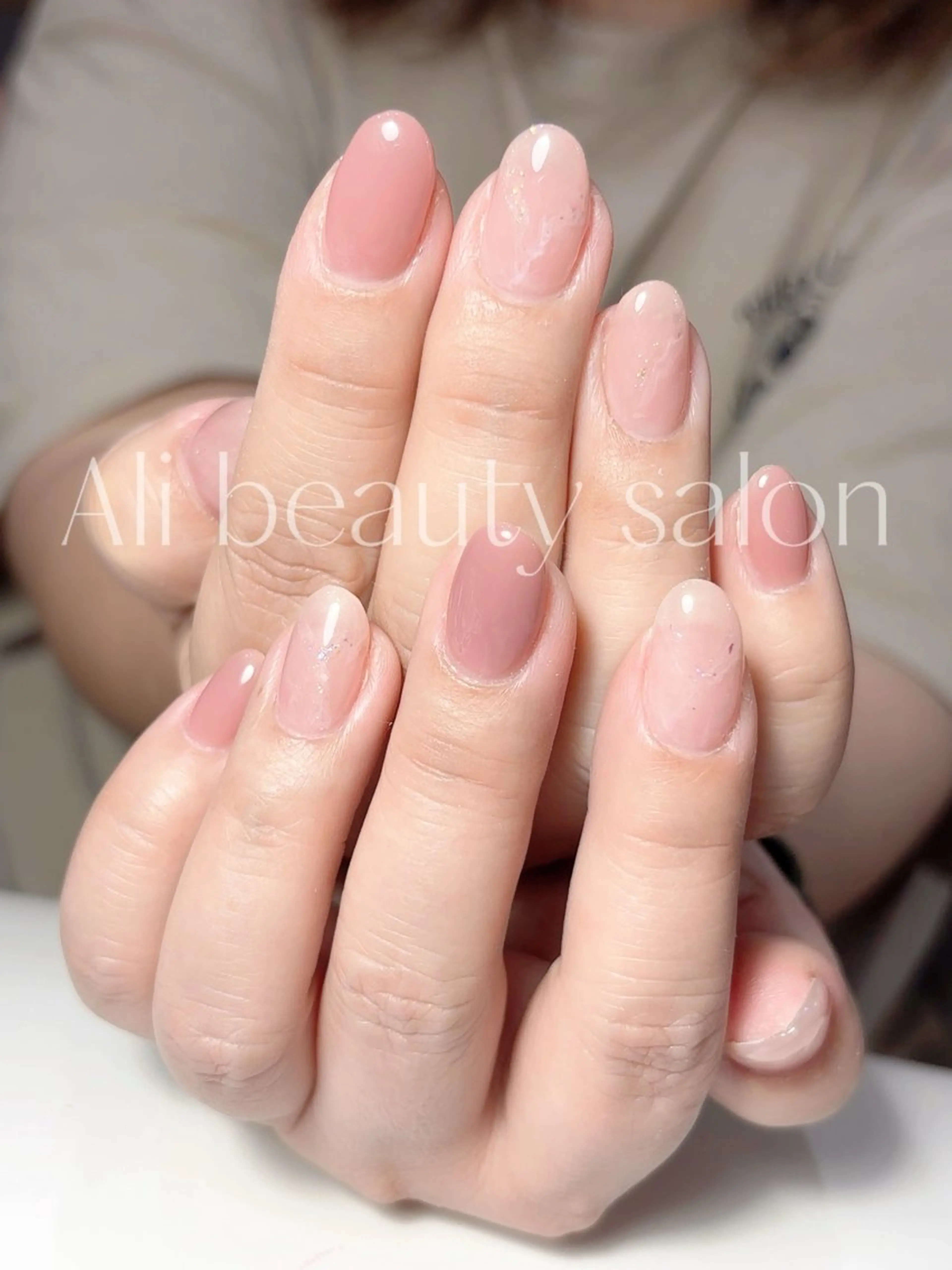 ネイル 大理石ネイル(マーブル) シンプルネイル ハンドネイル Ali 新小岩 ネイル専門のネイルデザイン