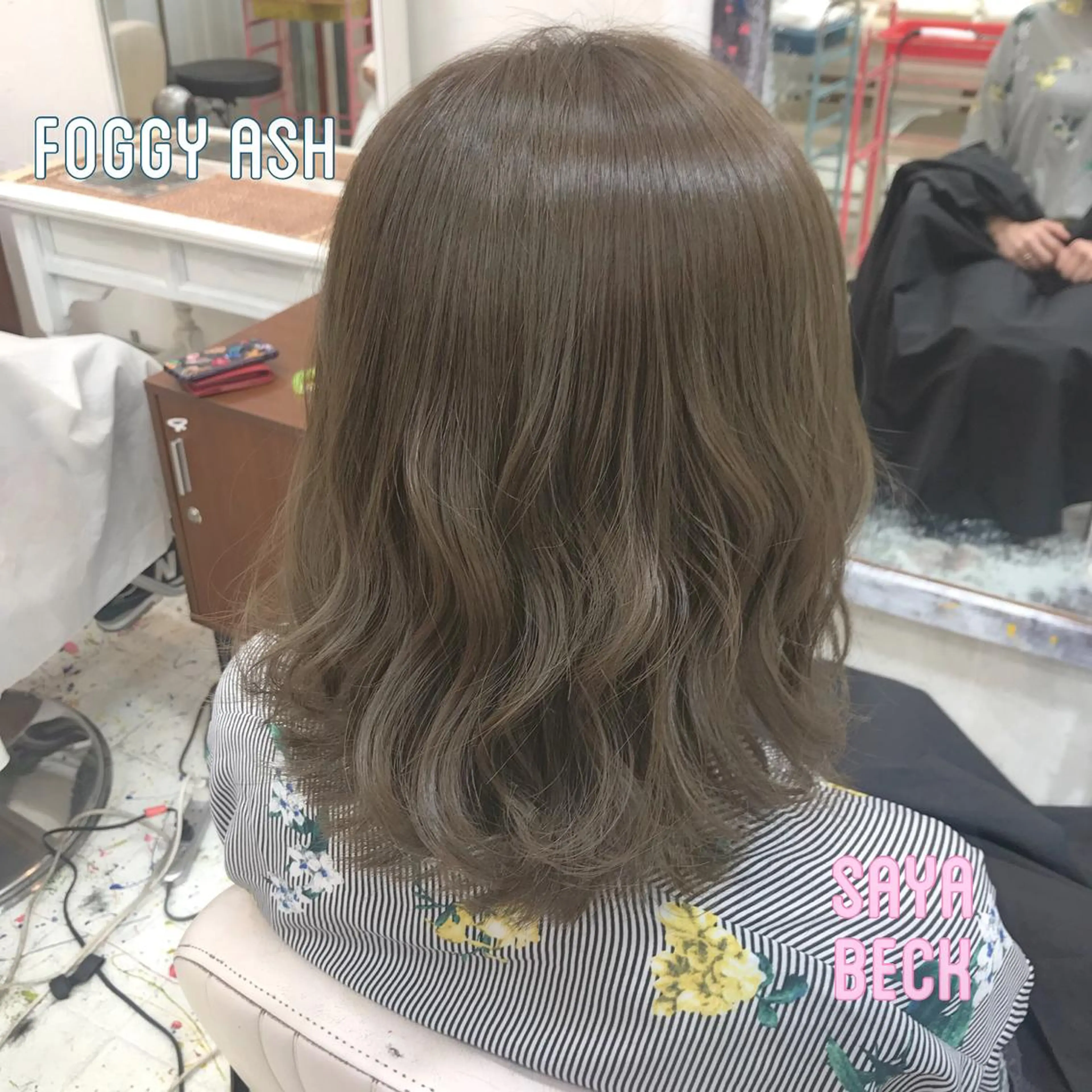 ミディアム カラー 💘カラー人気Ｎｏ. １💘SAYAのヘアスタイル
