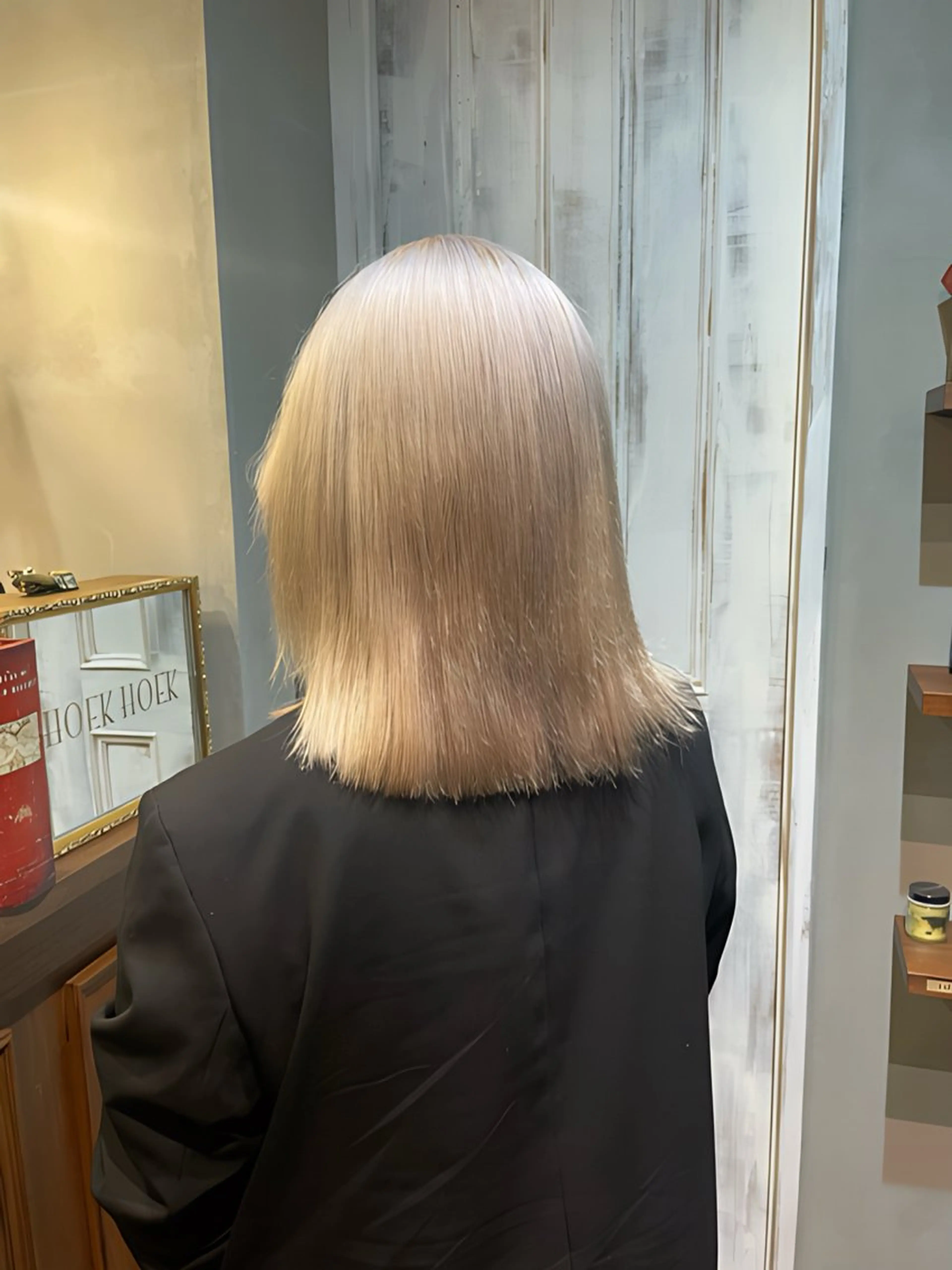 ミディアム カラー ヘアカラー saya 🧸 カット/縮毛矯正のヘアスタイル